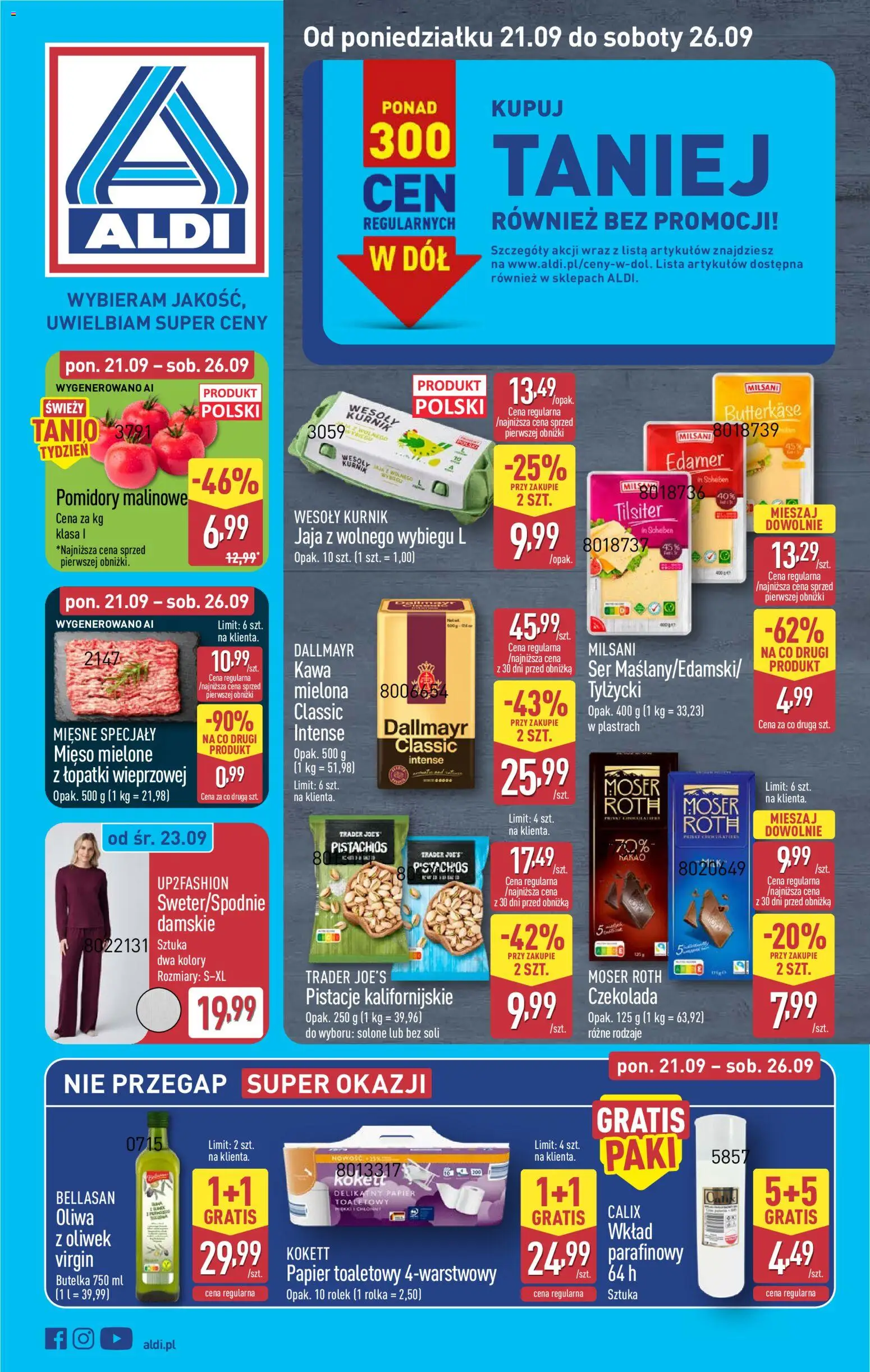 Aldi gazetka od 21.09.2026 | Strona: 1