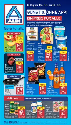 Aldi Prospekt ab 03.08.2026 gültig