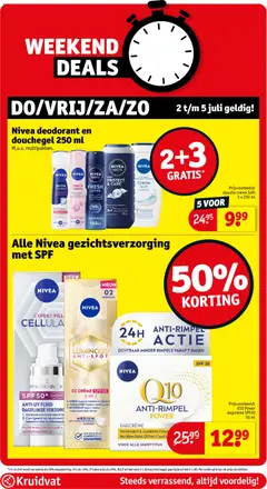 Kruidvat folder week 27 - Voorbeeld van een folder van Kruidvat, geldig van 30-06-2026 | Pagina: 25 | Producten: Kan, Douche, Cc crème, Douchegel