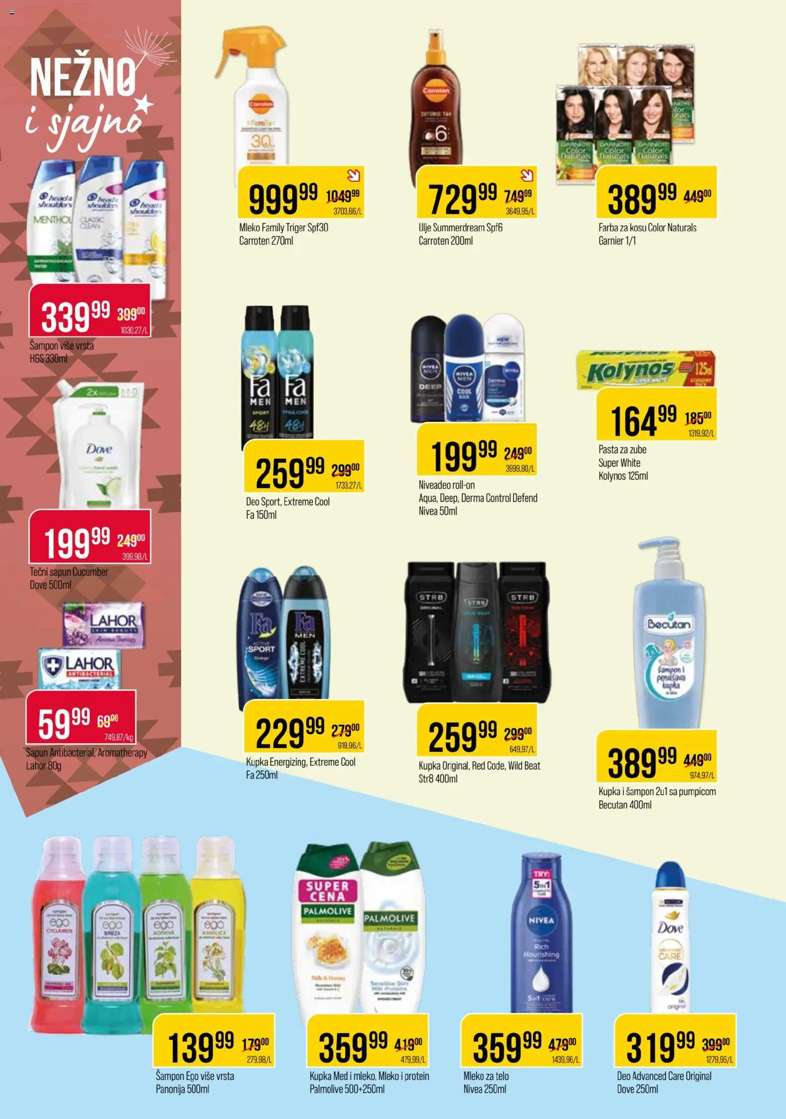 Metalac Proleter katalog - važi od 15.07.2026 | Strana: 10 | Proizvode: Tečni sapun, Garnier, Nivea, Farba za kosu