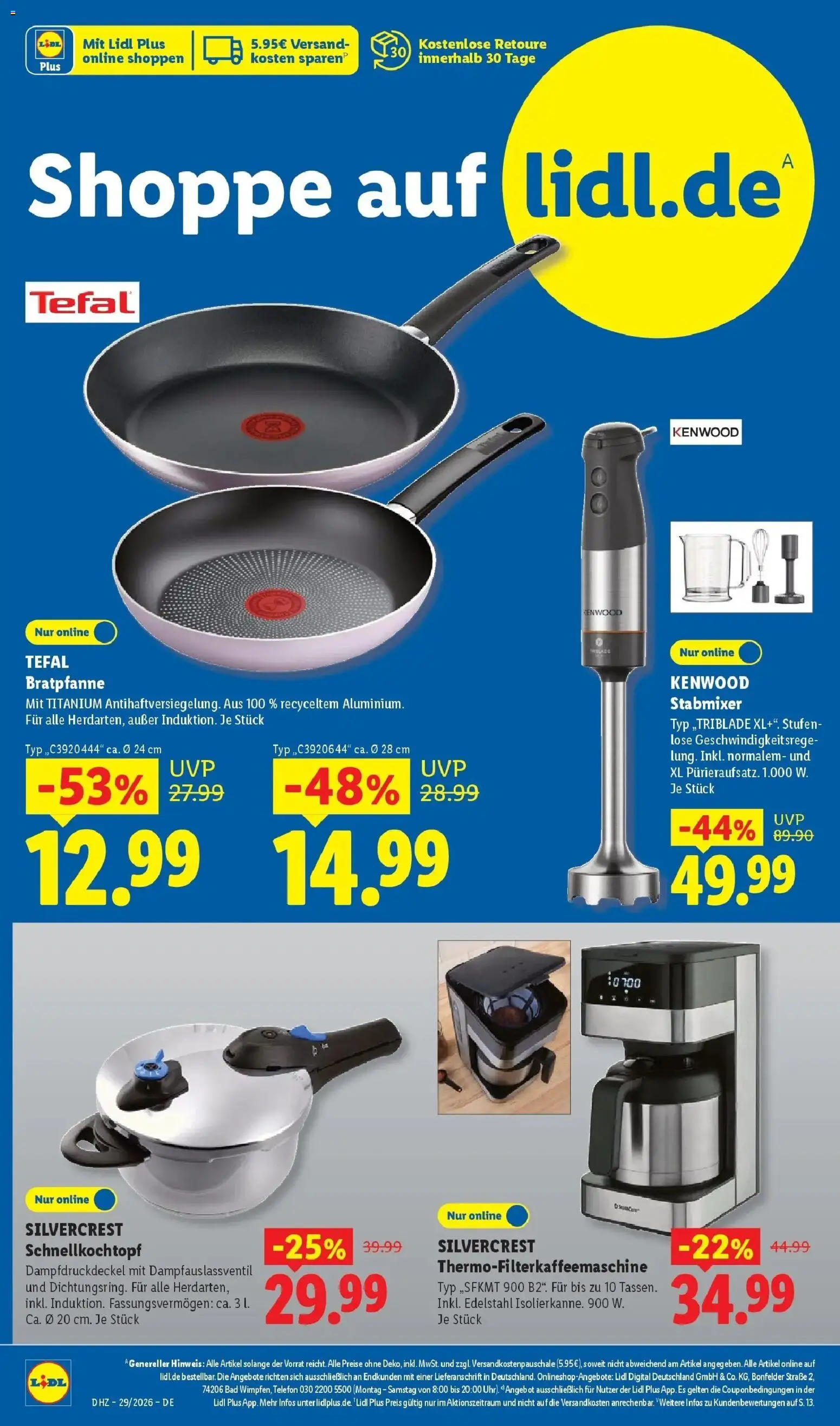 Lidl Prospekt Weikersheim – gültig ab 13.07.2026 | Seite: 10 | Produkte: Bad, Stabmixer, Telefon
