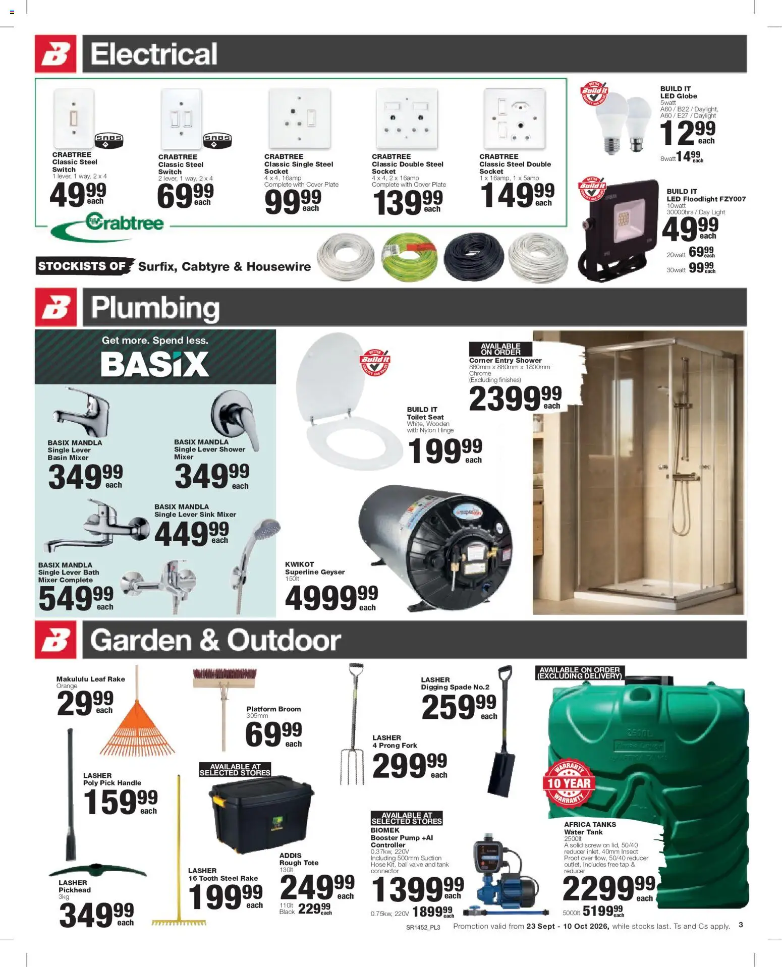 New Build It catalogue – valid from 23/09/2026 | Page: 3