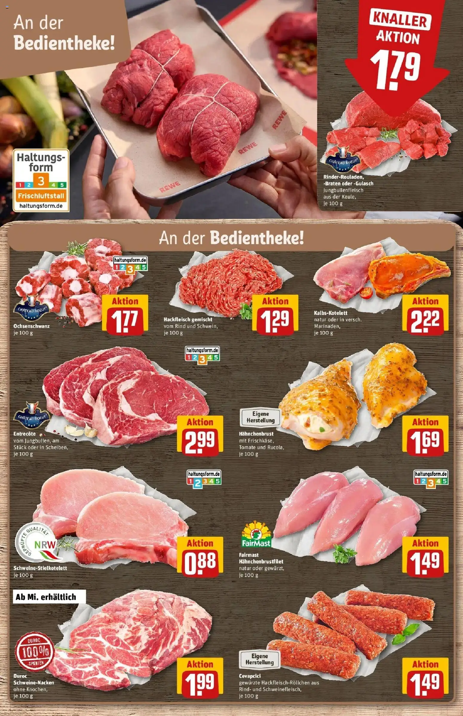 Rewe Prospekt Zülpich	 – gültig ab 23.03.2026 | Seite: 11 | Produkte: Cevapcici, Entrecote, Gulasch, Hahnchenbrust