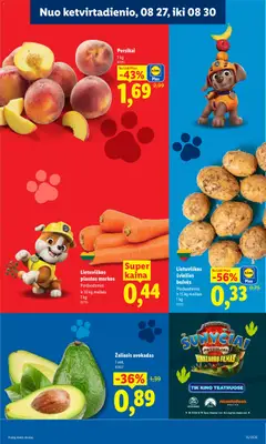 LIDL leidinys galioja nuo 2026.08.24 | Puslapis: 35 | Prekių: Bulvės, Morkos