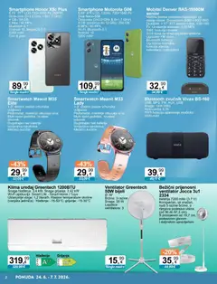 KTC Katalog tehnike i posuđa - Pregled kataloga iz trgovine KTC, vrijedi od 24.06.2026 | Stranica: 2 | Proizvodi: Klima, Smartphone, Radio, Narukvica