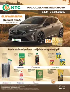 KTC Katalog igračke i tekstil - Pregled kataloga iz trgovine KTC, vrijedi od 23.09.2026 | Stranica: 16