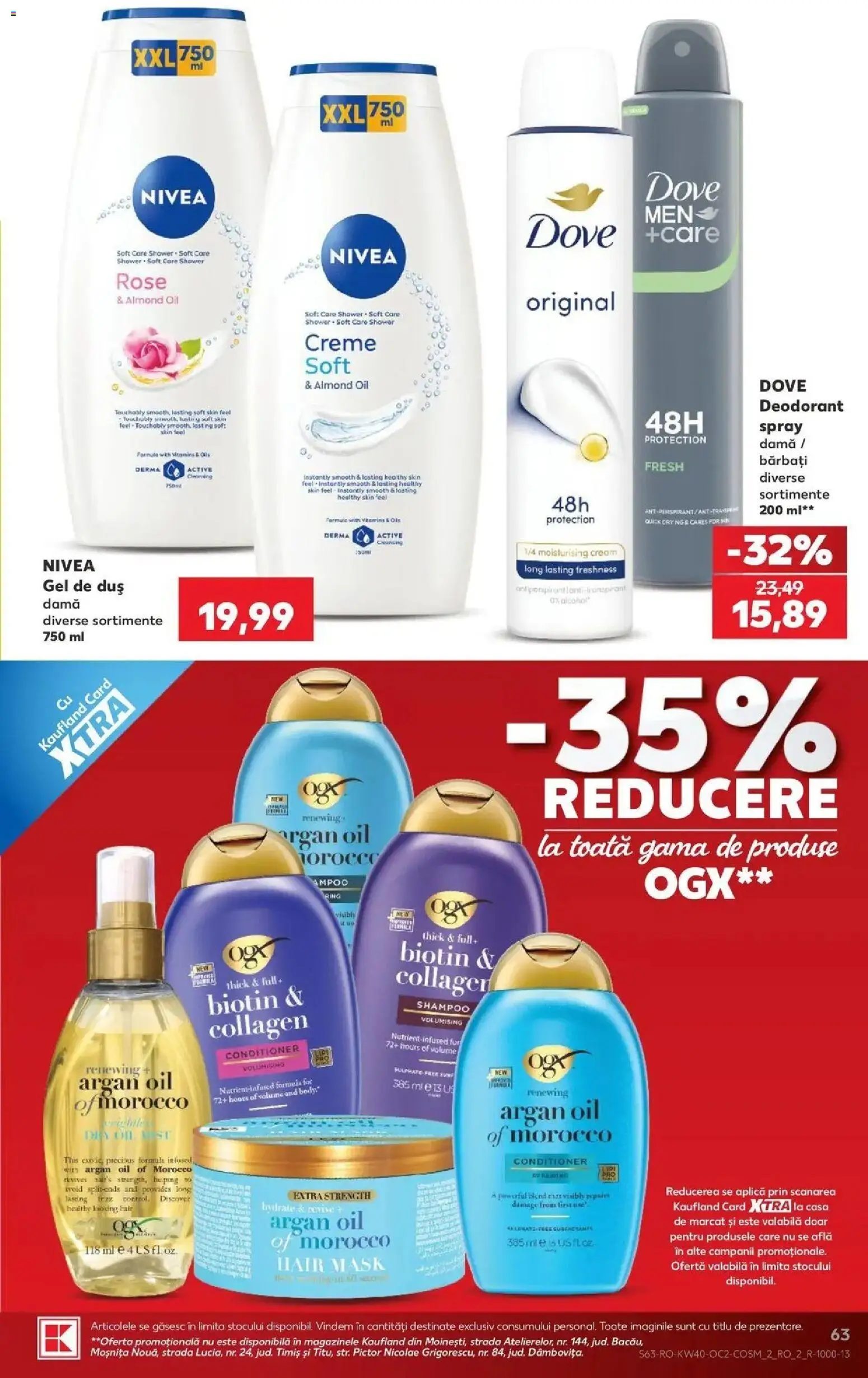 Kaufland Alba Iulia 30.09.2026 - Revista si Oferta | Pagină: 63 | Produse: Nivea, Active, Duș, Deodorant