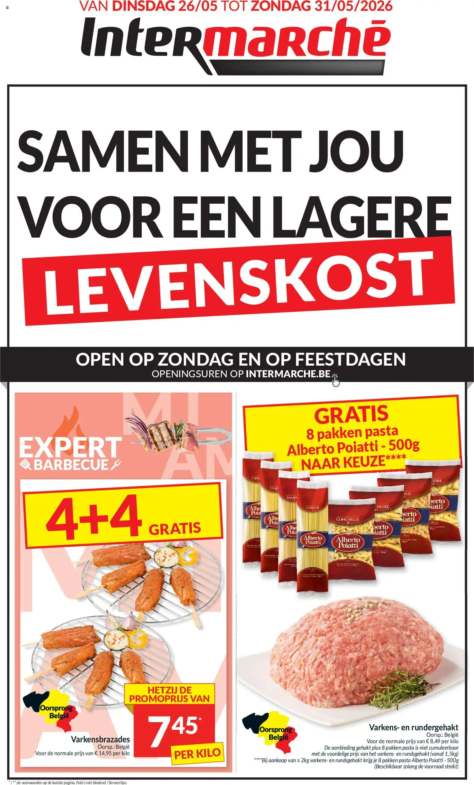 {H1} | Pagina: 1 | Producten: Gehakt, Pasta