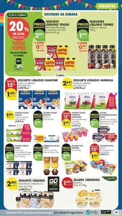 Pré-visualização GELATINA ROYAL, Morango/Ananás 10kcal Pack 4x90g válido de 09.06.2026 | Página: 17