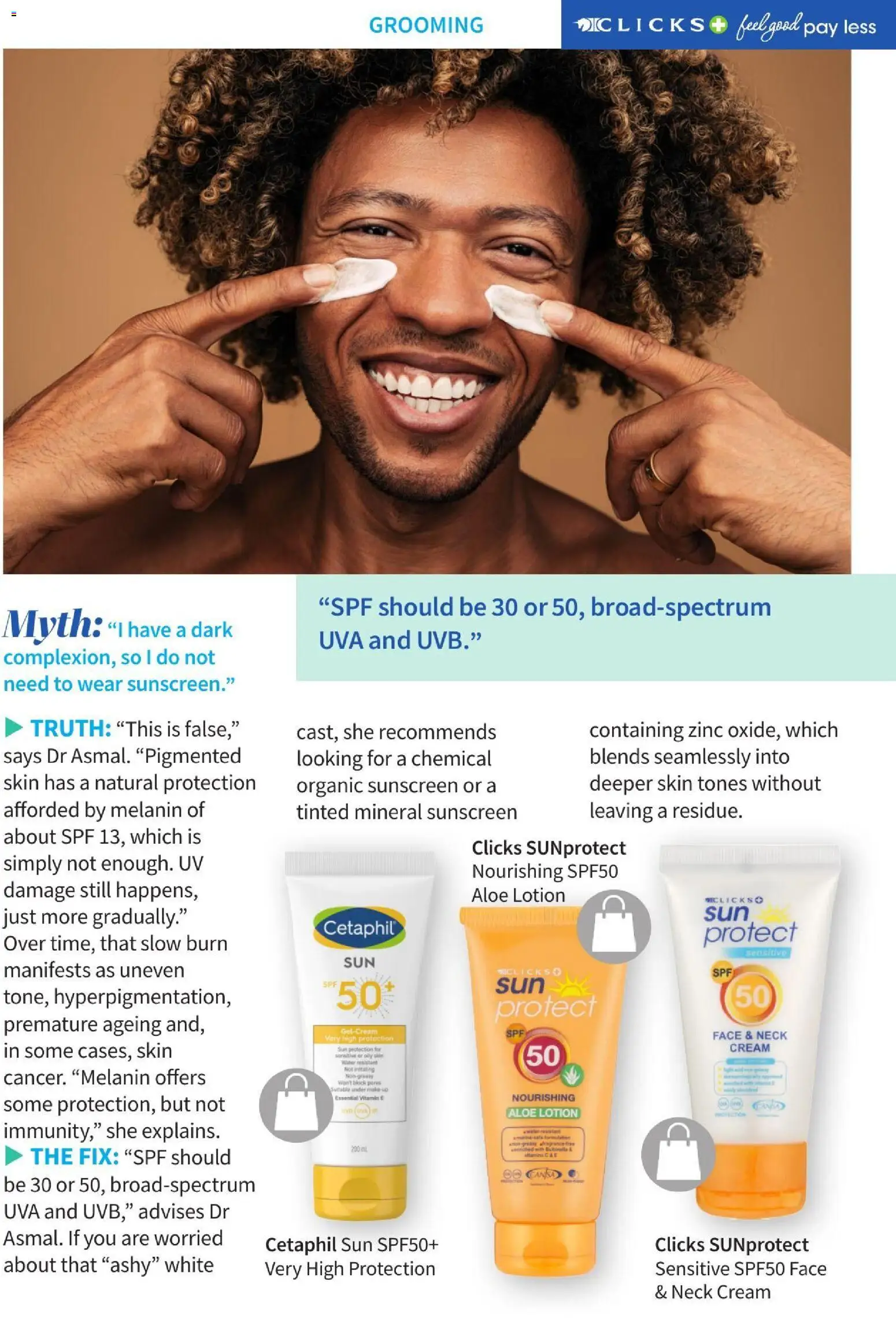New Clicks catalogue – valid from 01/08/2026 | Page: 49 | Products: Cream, Sunscreen, Water, Lotion