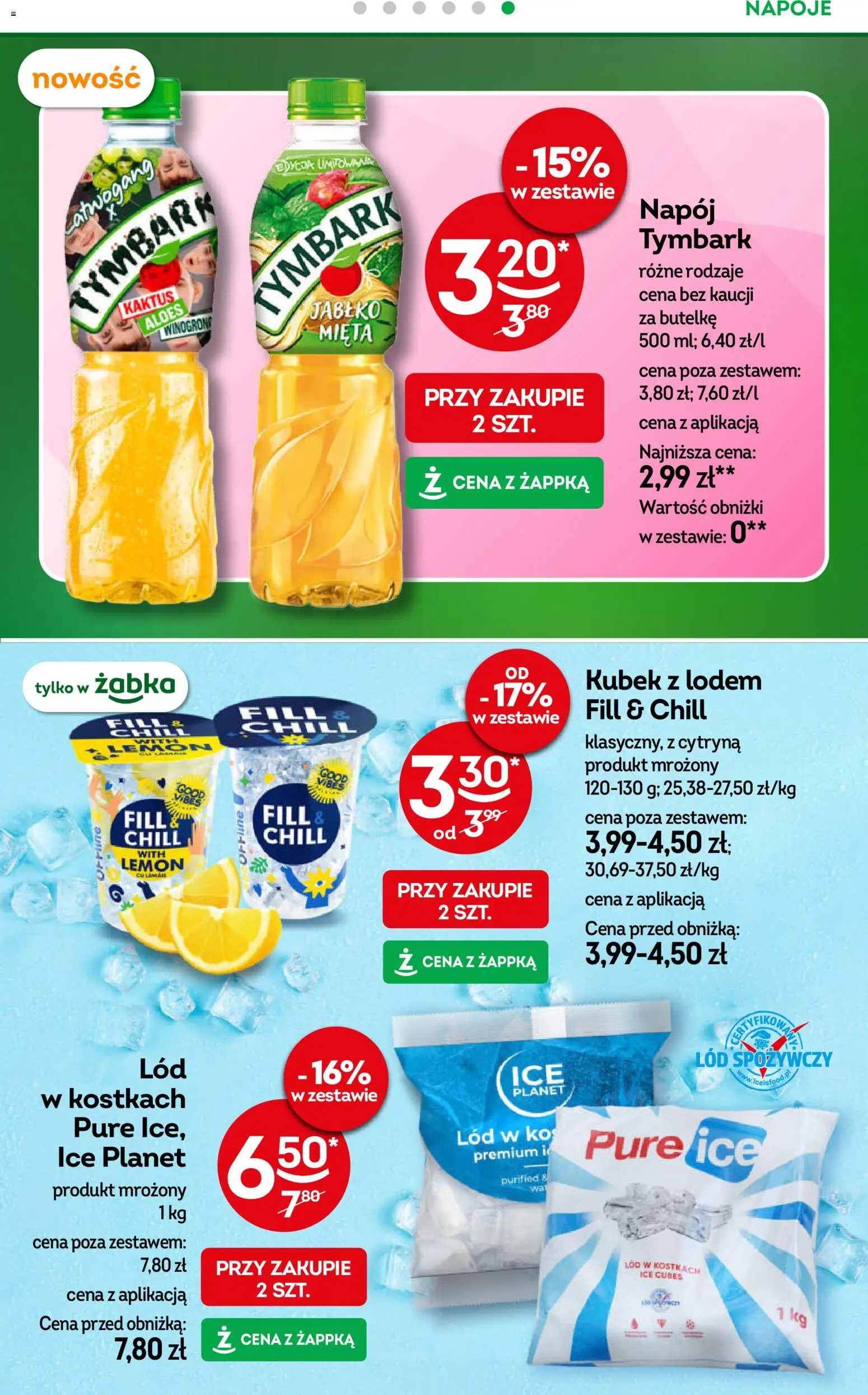 Żabka gazetka od 17.06.2026 | Strona: 46 | Produkty: Cytryna, Napoje, Aloes, Mięta