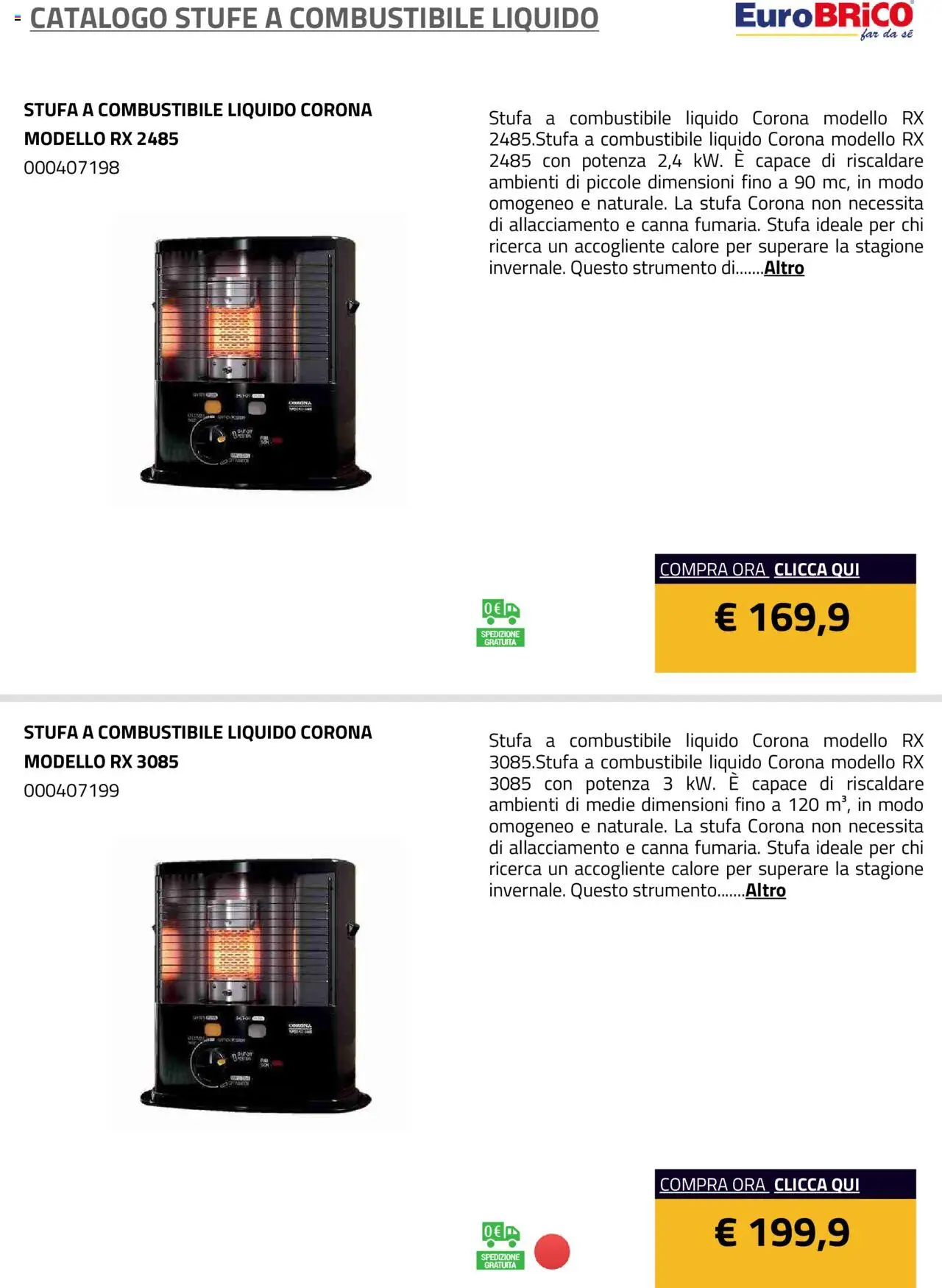 Volantino Eurobrico del 23.07.2025 | Pagina: 5 | Prodotti: Stufa