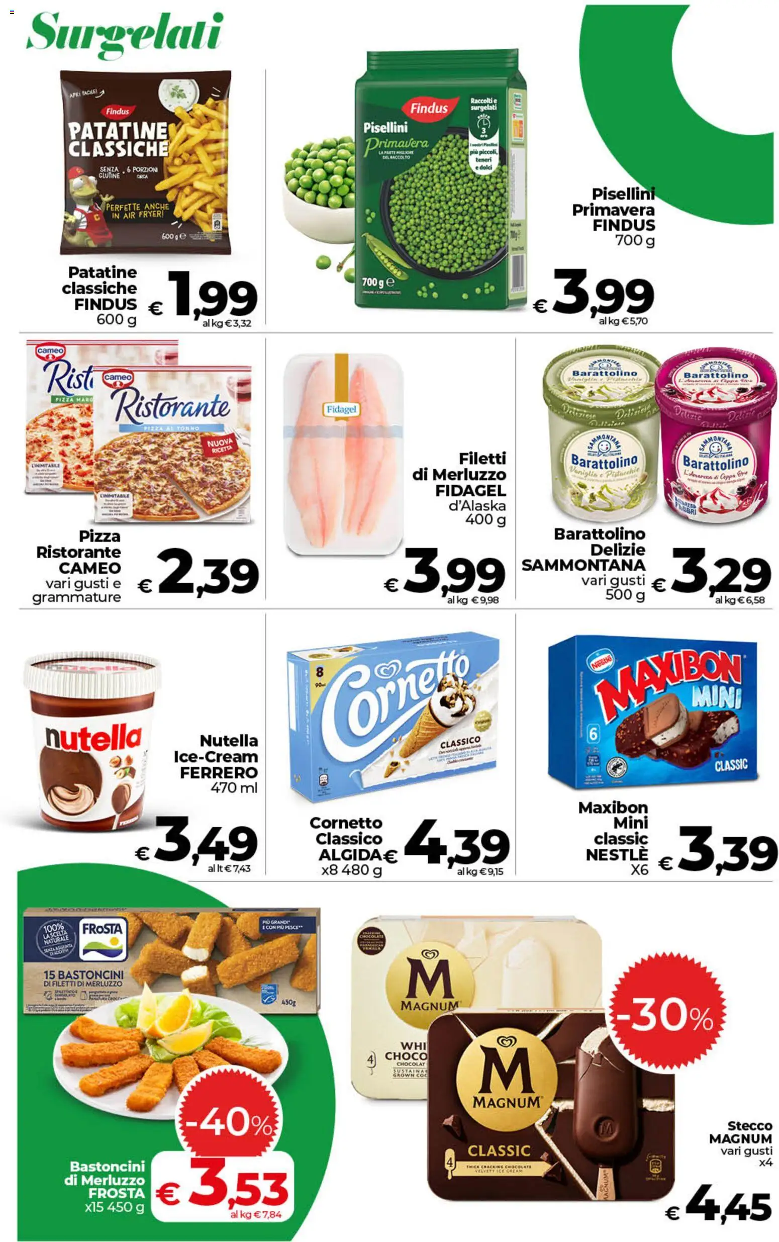 Volantino COOP del 18.06.2026 | Pagina: 17 | Prodotti: Pesce, Cornetto, Merluzzo, Nutella