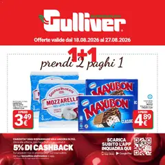 Anteprima del volantino Gulliver volantino valido a partire dal 18/08/2026