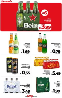 Anteprima del volantino COOP volantino Superstore Sicilia valido a partire dal 21/08/2026 | Pagina: 38 | Prodotti: Birra, Lime, Bibite, Heineken
