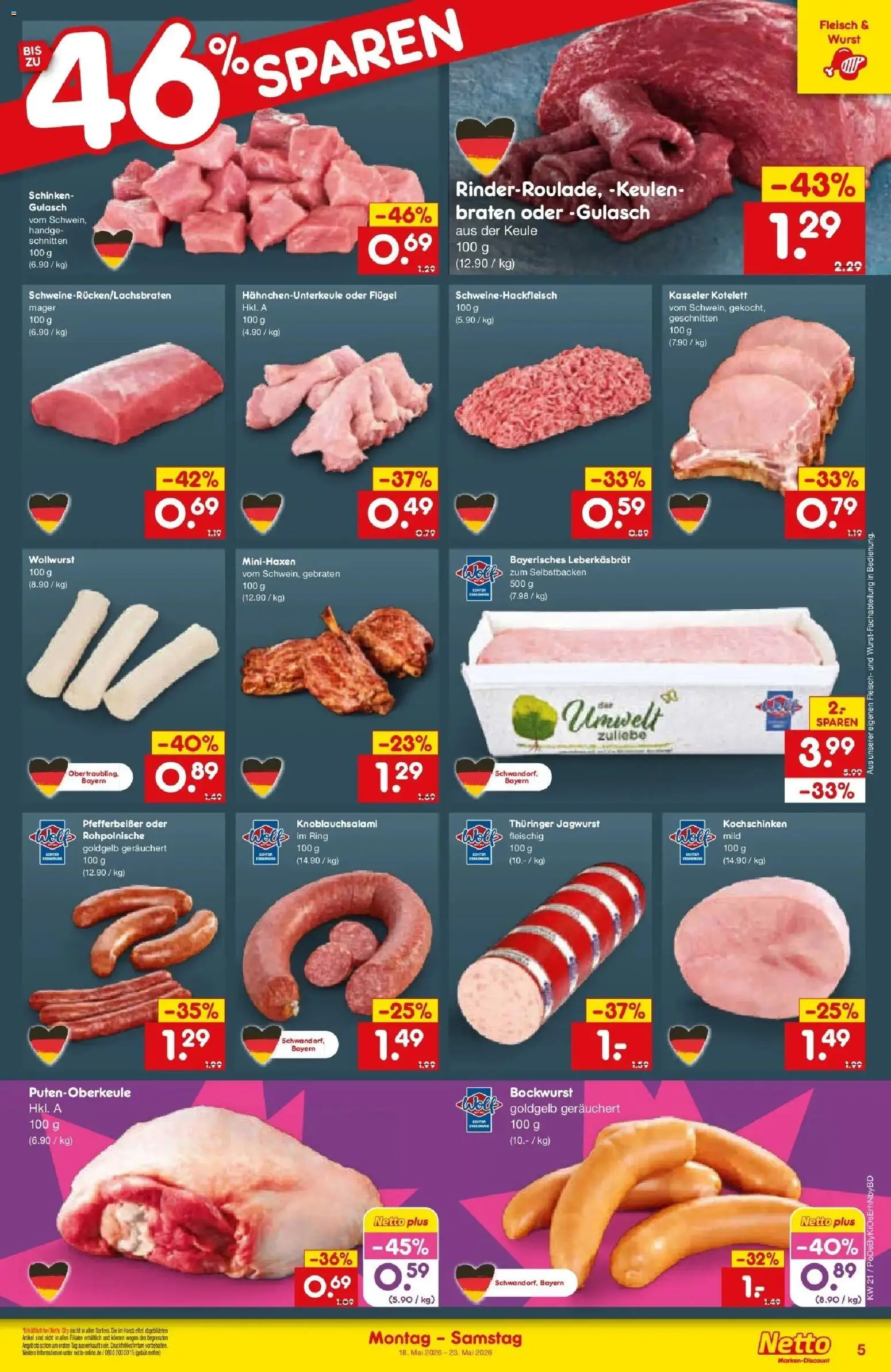 Netto Marken-Discount Prospekt Selb	 – gültig ab 17.05.2026 | Seite: 5