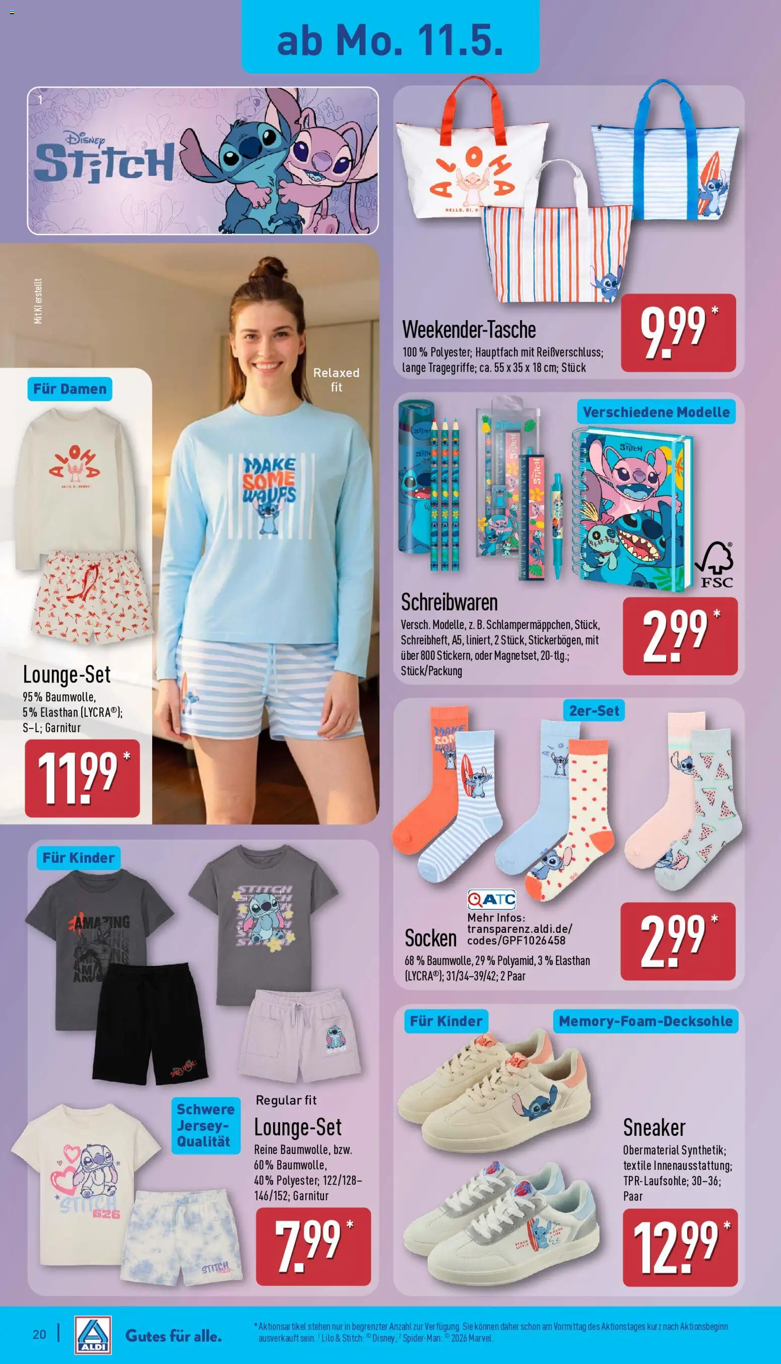 Aldi Prospekt 	 – gültig ab 11.05.2026 | Seite: 20