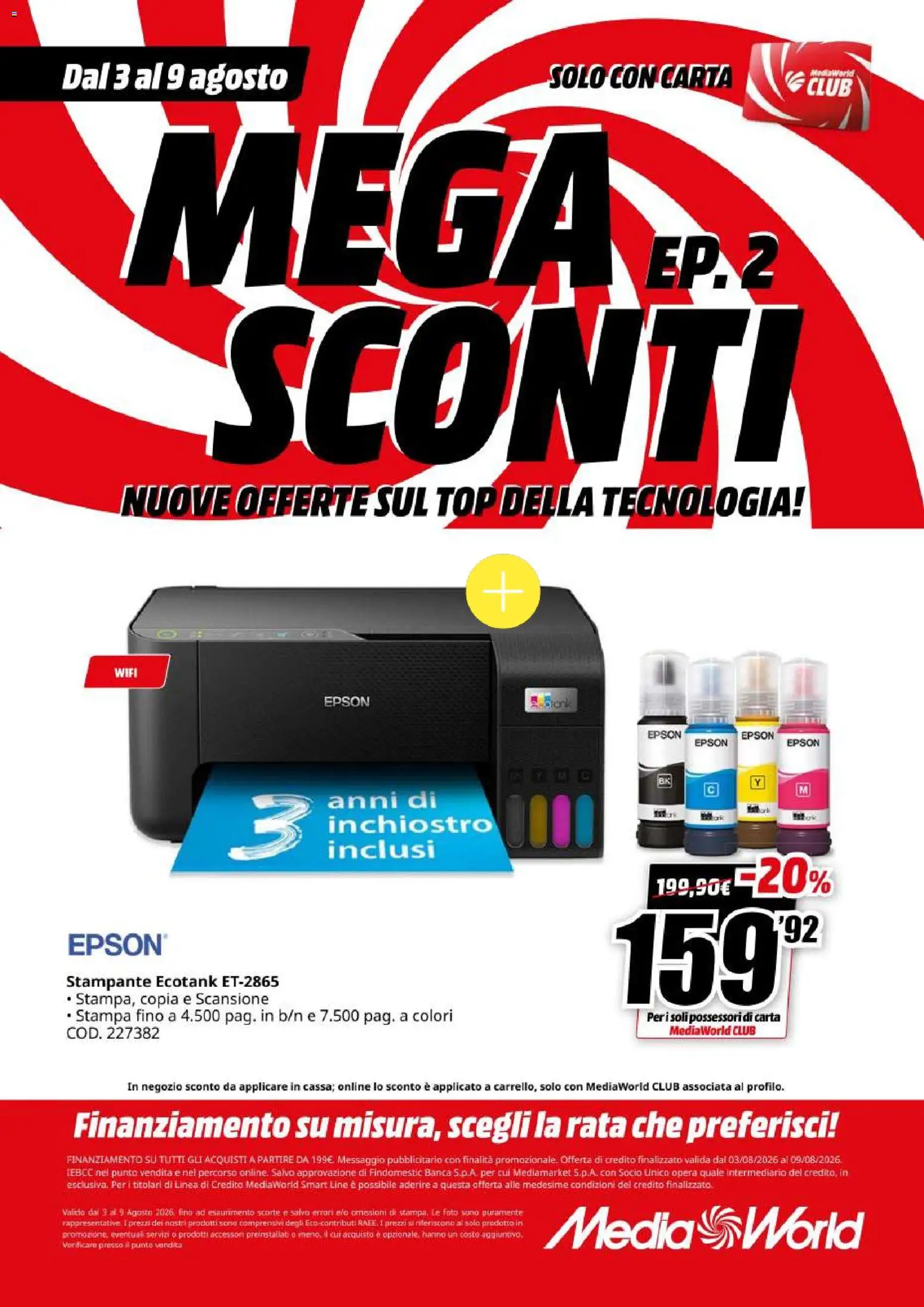Volantino Media World del 03/08/2026 | Pagina: 26