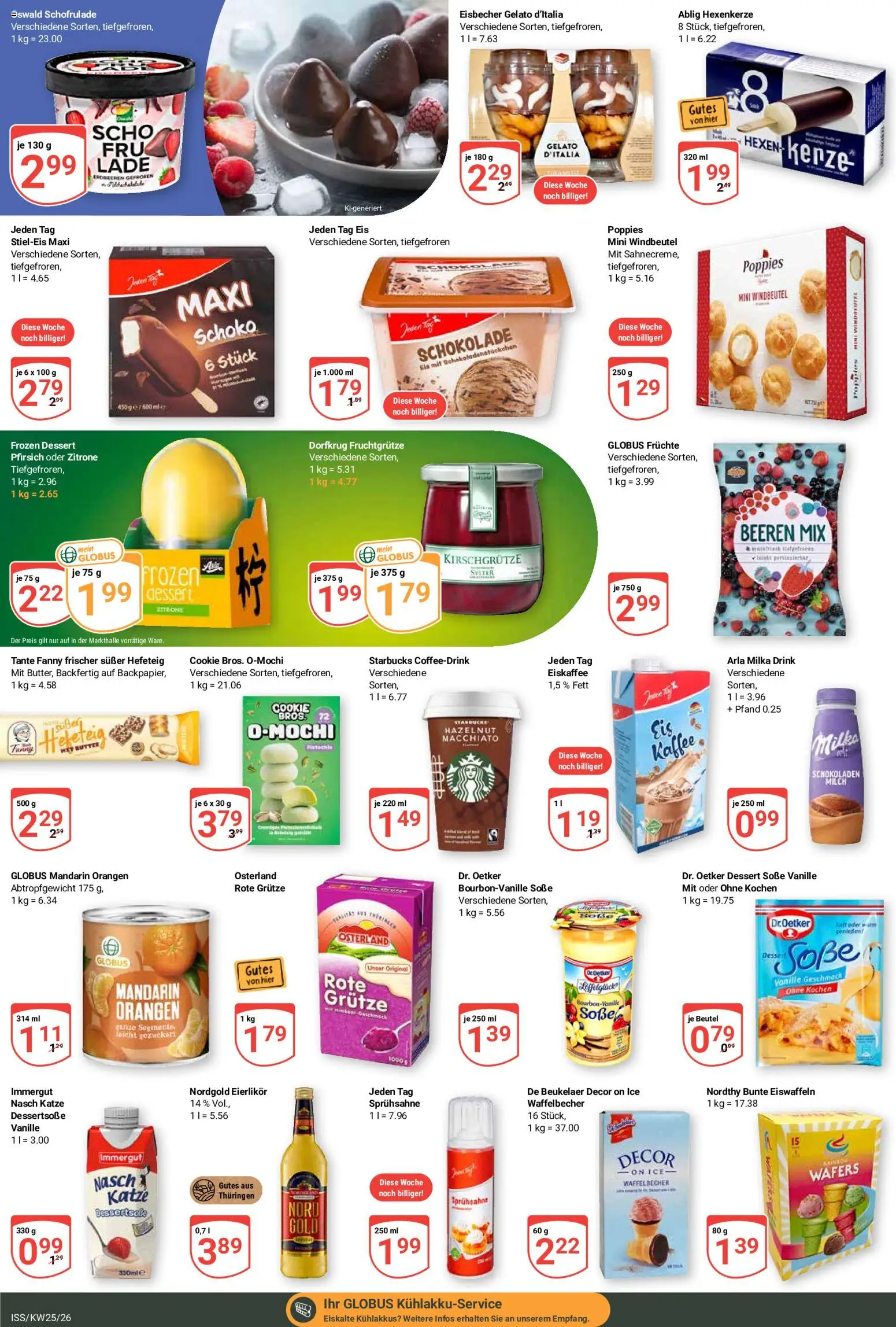 Globus Prospekt – gültig ab 15.06.2026 | Seite: 14 | Produkte: Milch, Schokolade, Orangen, Soße