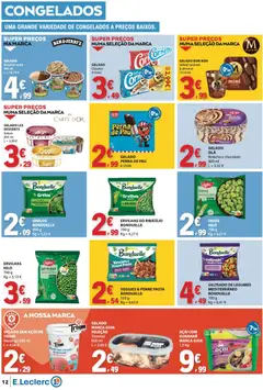 Pré-visualização E.Leclerc folheto válido de 08/10/2026 | Página: 12 | Produtos: Favas, Tiramisù, Legumes, Açúcar