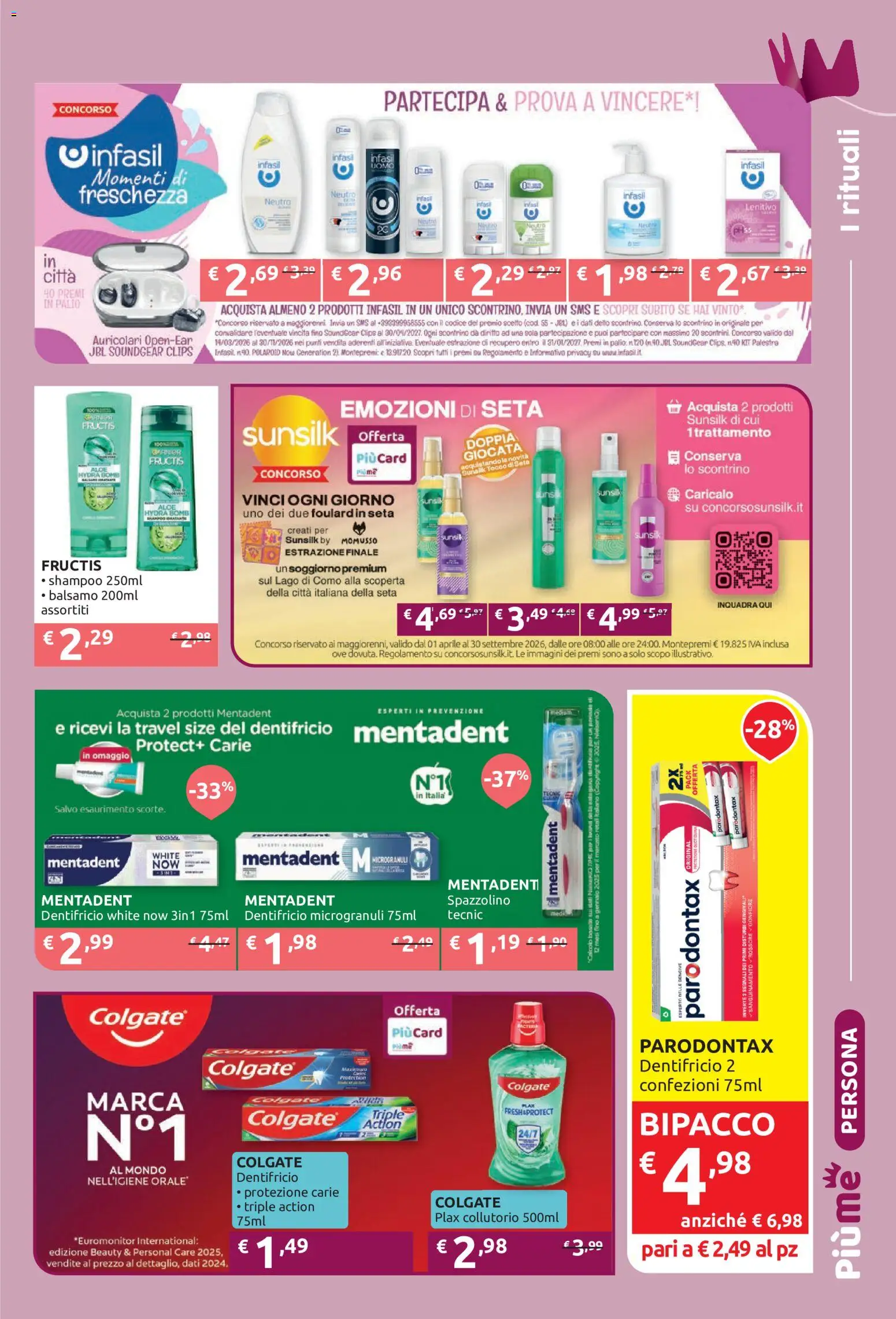 Volantino IperSoap del 24/08/2026 | Pagina: 3 | Prodotti: Shampoo, Balsamo, Spazzolino, Collutorio