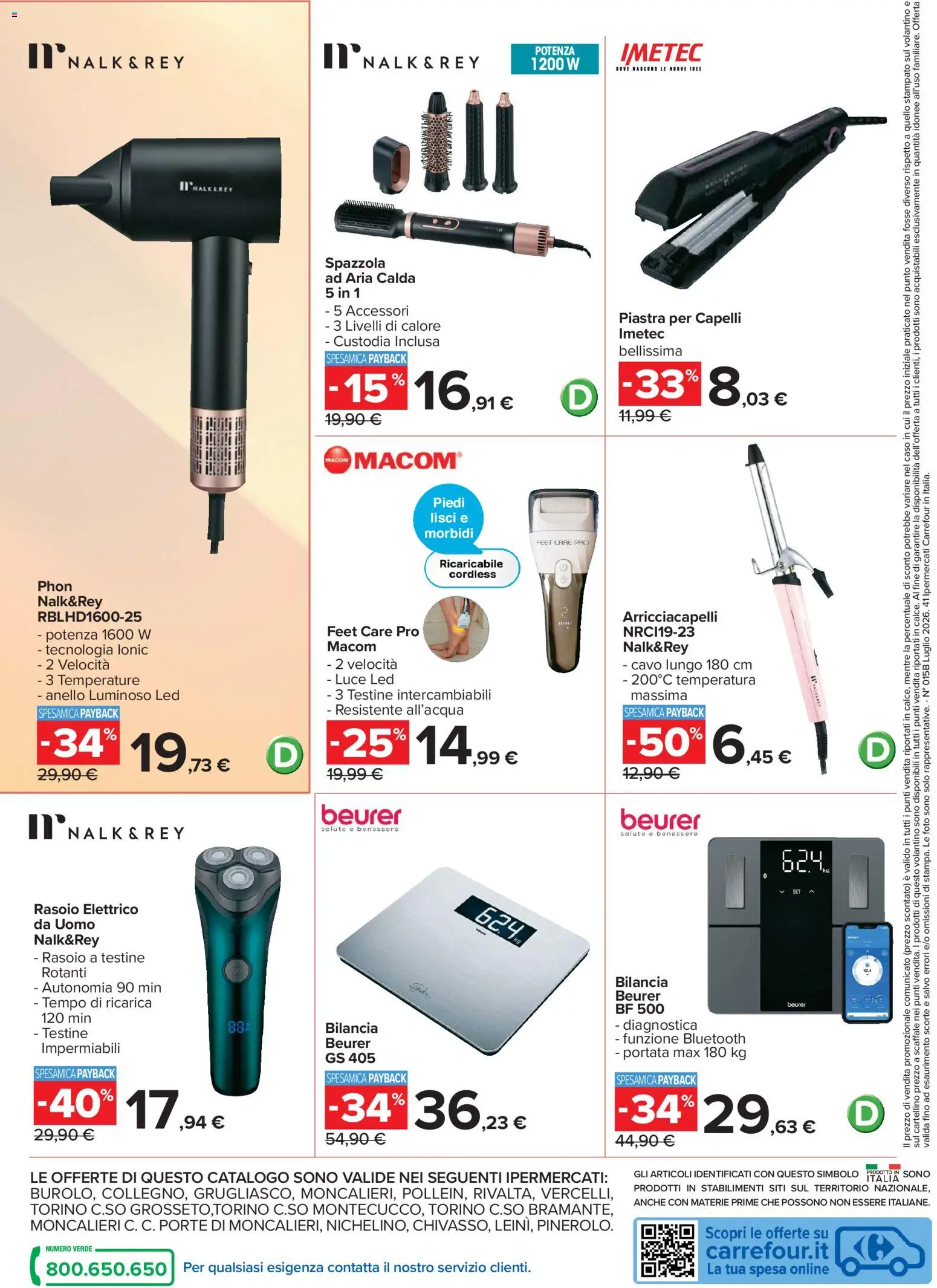 Volantino Carrefour del 10/07/2026 | Pagina: 30 | Prodotti: Spazzola, Anello, Scaffale, Piastra per capelli