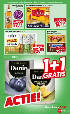Dekamarkt folder - Voorbeeld van een folder van Dekamarkt, geldig van 20-10-2026 | Pagina: 25 | Producten: Fles, Kwark, Rum, Snickers