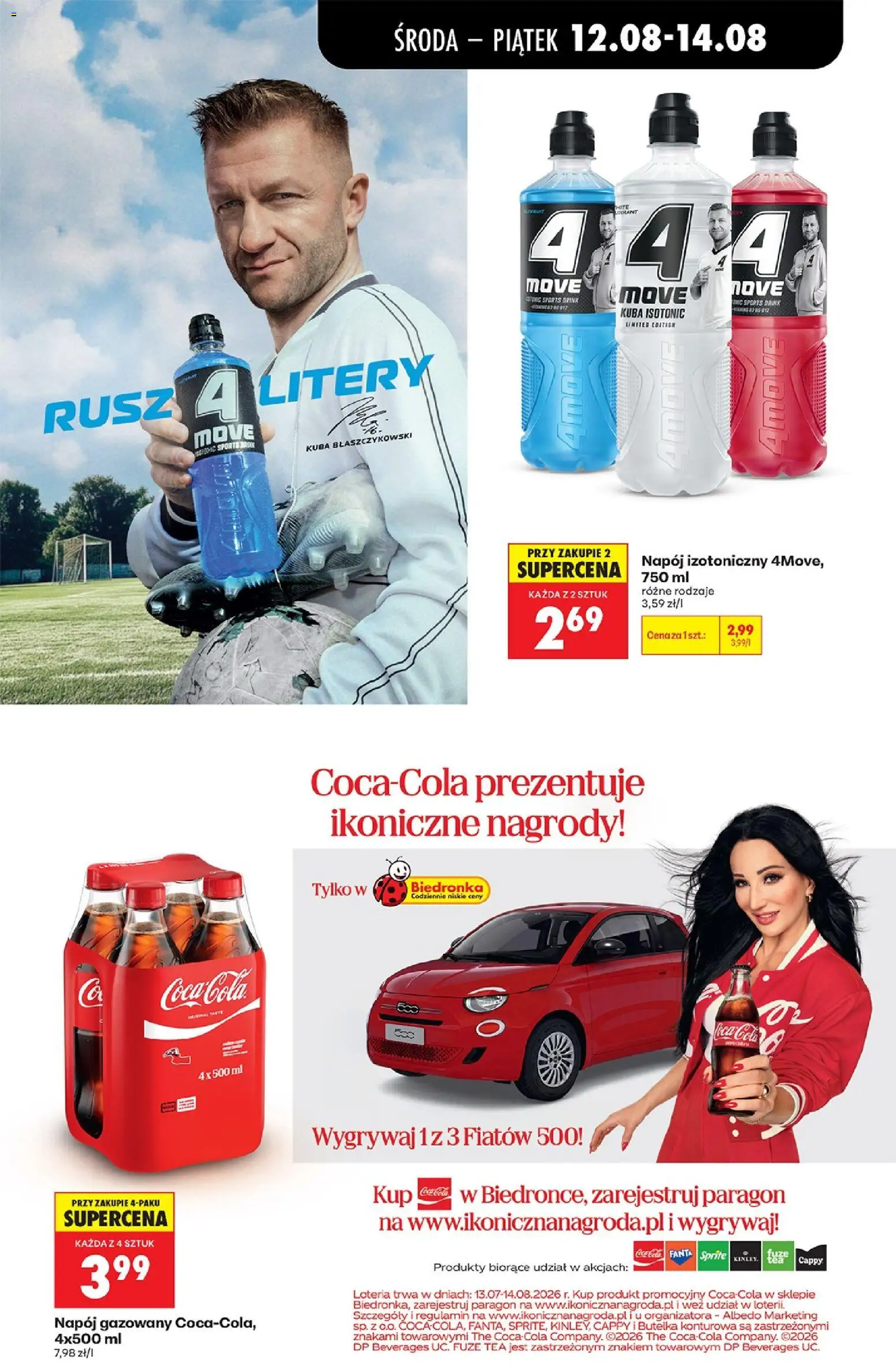 Biedronka Polsko leták - Codziennie niskie ceny od 12.08.2026 | Strana: 65 | Produkty: Fanta, Fuze Tea, Sprite