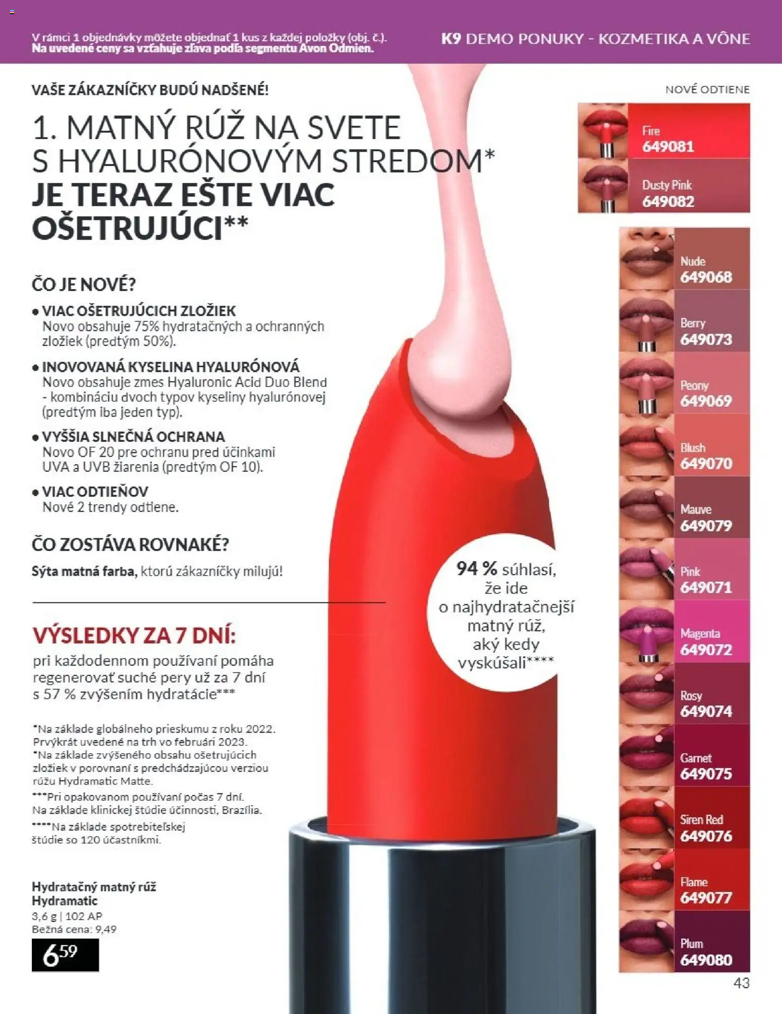 Nové Avon akcie – leták je platný od 01.08.2026 | Strana: 43