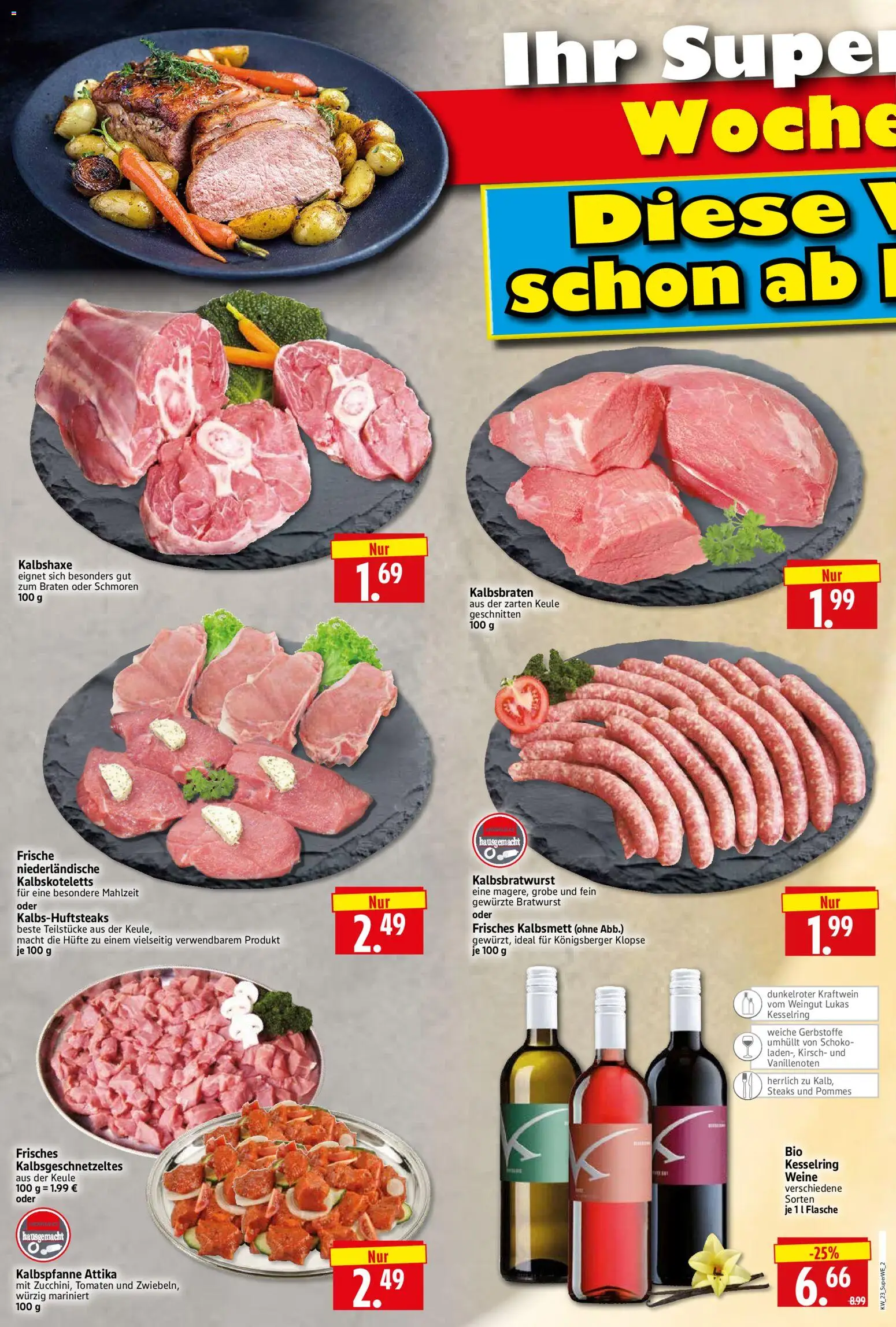 HERKULES Sonderbeilage – gültig ab 03.06.2026 | Seite: 2 | Produkte: Pommes, Bratwurst, Tomaten