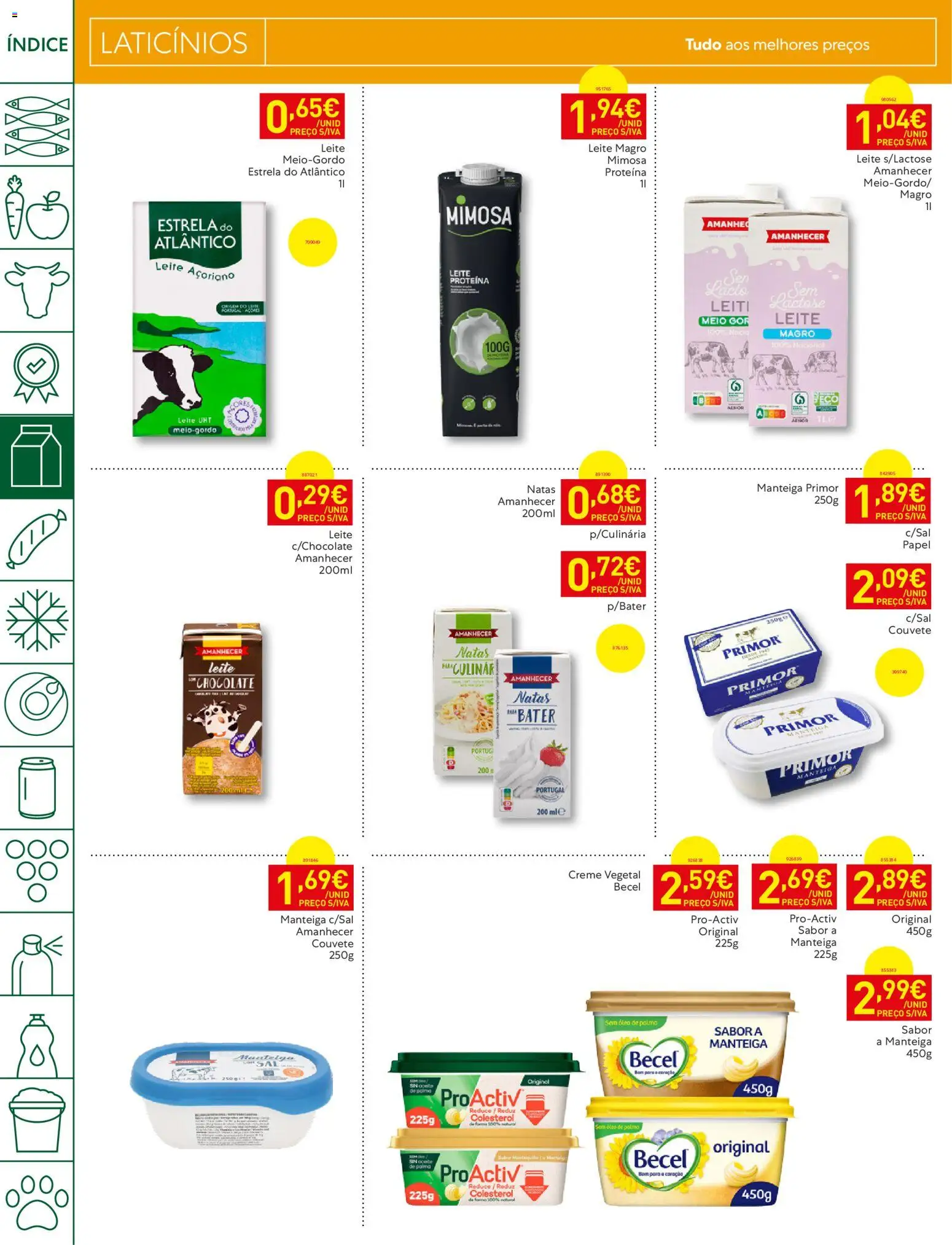 Recheio folheto Madeira │ válido de 21/07/2026 | Página: 10 | Produtos: Leite, Manteiga, Chocolate, Proteina