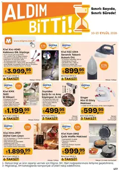 10 Eylül 2026 tarihinden itibaren geçerli olan Migros kataloğu önizlemesi | Sayfa: 177 | Ürünler: Çay makinesi, Fırça, Su, Saklama kutusu