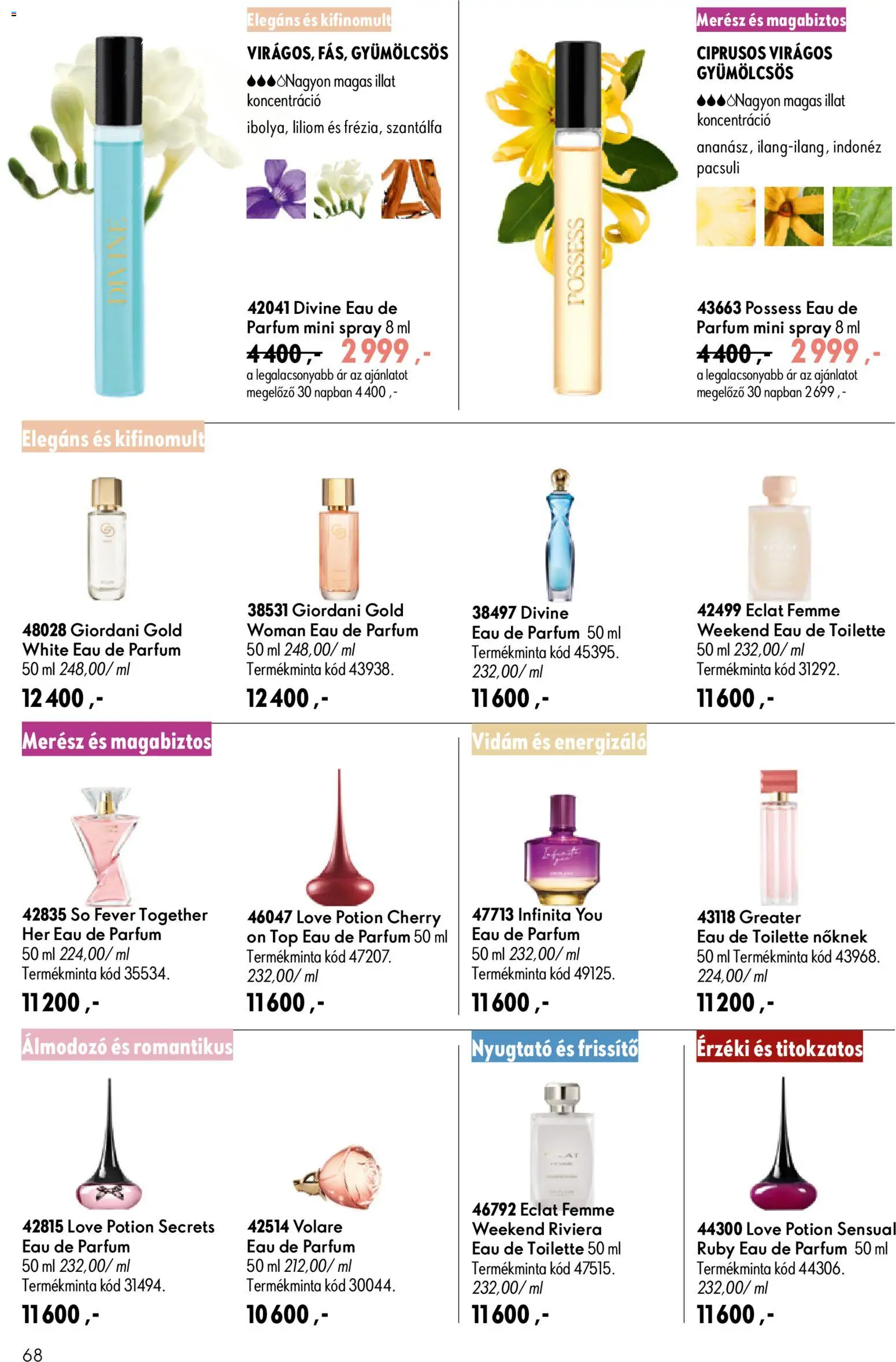 Oriflame akciós ujság - amely érvényes a következő dátumtól: 2026.07.29. | Oldal: 68