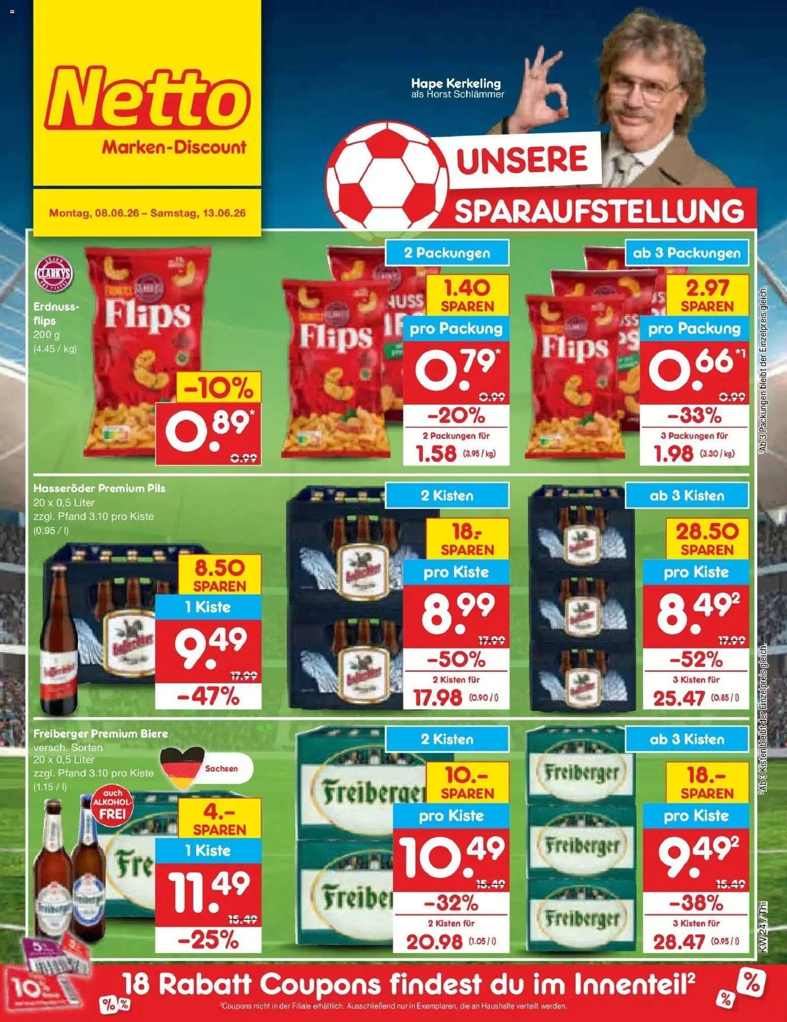 Netto Marken-Discount Prospekt Pirna – gültig ab 08.06.2026 | Seite: 3 | Produkte: Pils, Hasseröder