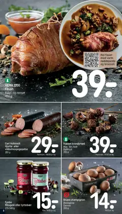 Rema 1000 - Tilbudsavis Uge 42 gyldig fra 11/10/2026 | Side: 8 | Produkter: Champignon, Ribsgele, Broccoli