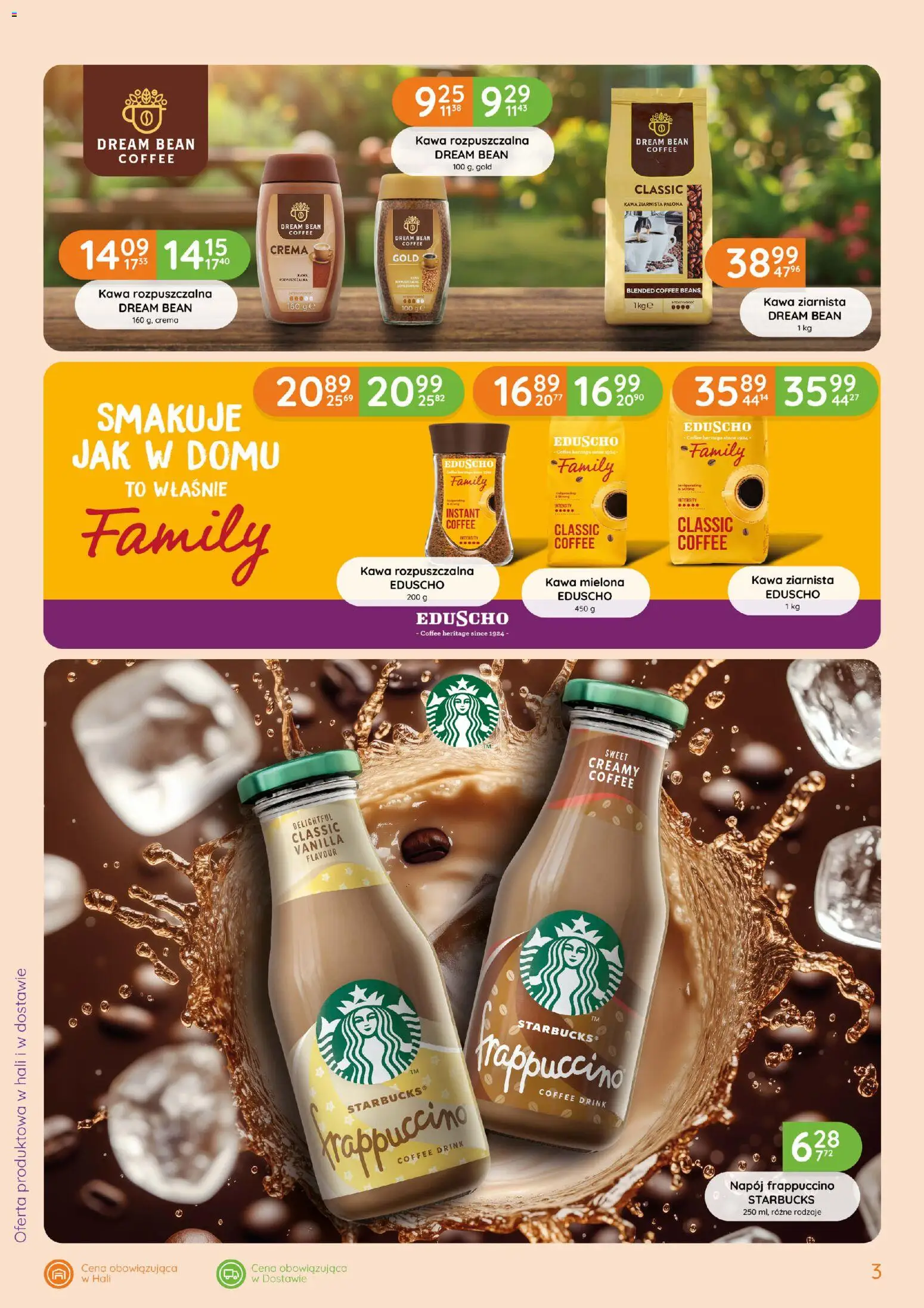 Eurocash gazetka - Katalog Święto Kawy od 24.09.2026 | Strona: 3 | Produkty: Kawa ziarnista, Kawa rozpuszczalna, Kawa, Kawa mielona