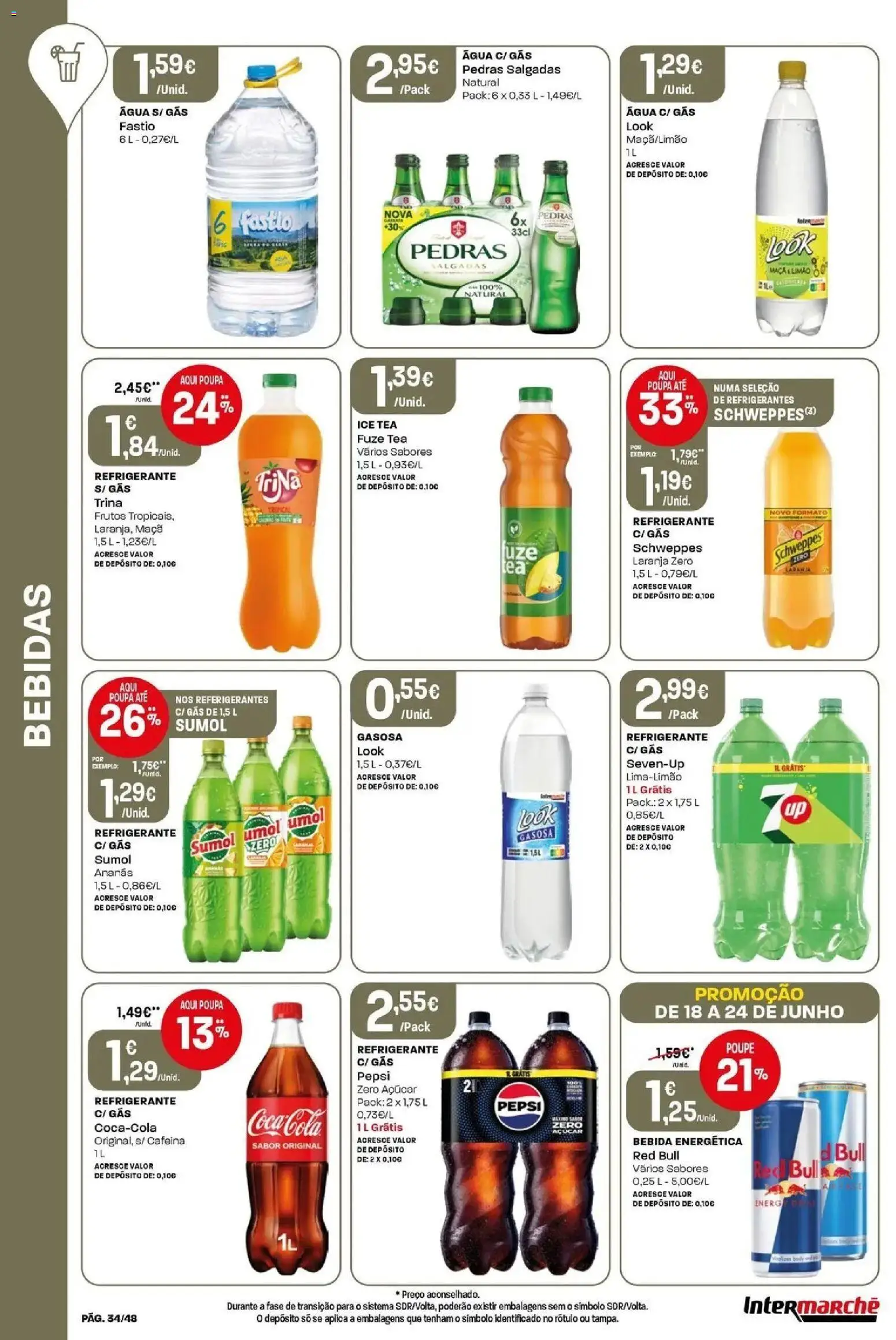 Intermarché - Isto é que são preços BAIXOS! │ válido de 18.06.2026 | Página: 34
