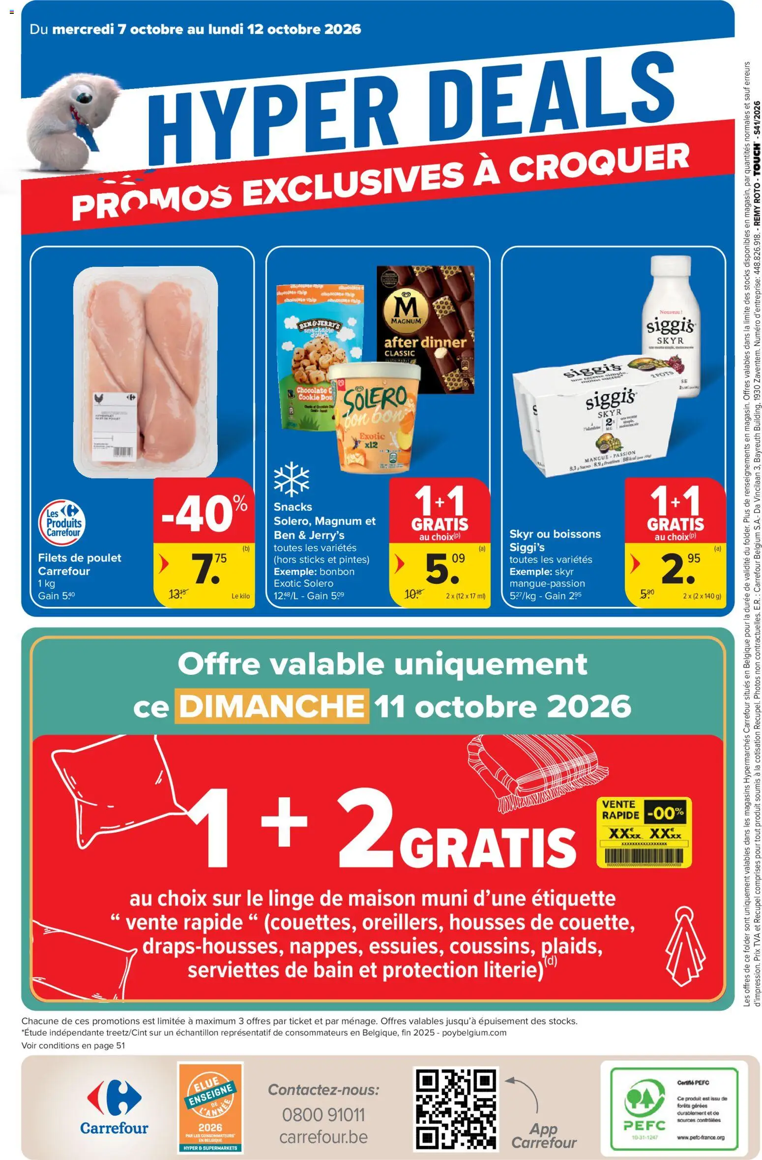 {H1} | Pagina: 52 | Producten: La, Magnum, Snacks, Skyr