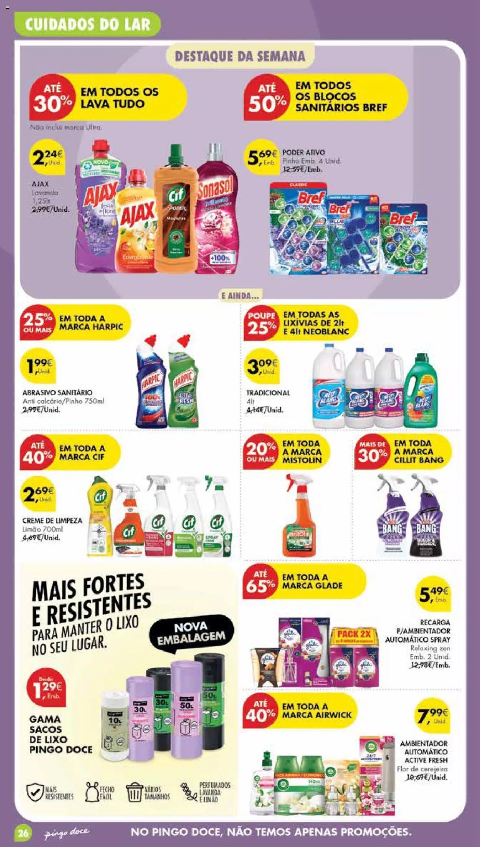 Pingo Doce Poupe Esta Semana Madeira │ válido de 08/09/2026 | Página: 26 | Produtos: Ambientador, Creme
