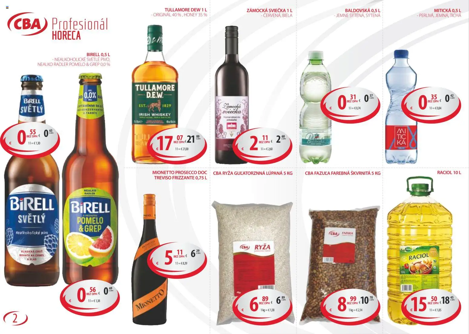Nové Sintra akcie – leták je platný od 04.05.2026 | Strana: 2 | Produkty: Fazuľa, Nealkoholické pivo, Pomelo, Grep