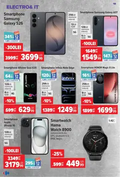 Ofertele Carrefour valabile de la 17.06.2026 | Pagină: 20 | Produse: Smartphone, Memorie, Smartwatch, Apple