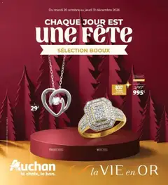 Auchan - Prévisualisation de Auchan Bijoux pour les fêtes valide à partir de 20/10/2026