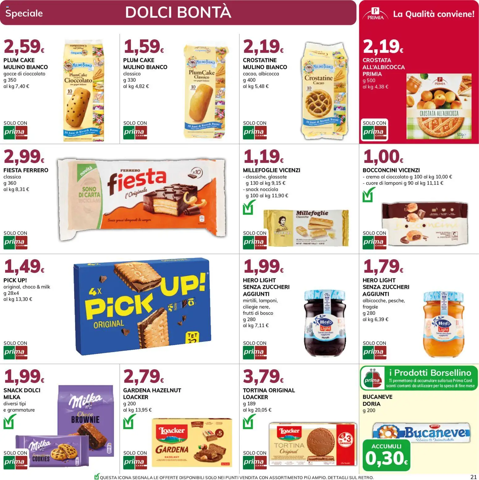 Volantino Basko del 29/09/2026 | Pagina: 21 | Prodotti: Cioccolato, Lamponi, Crostatine, Plumcake