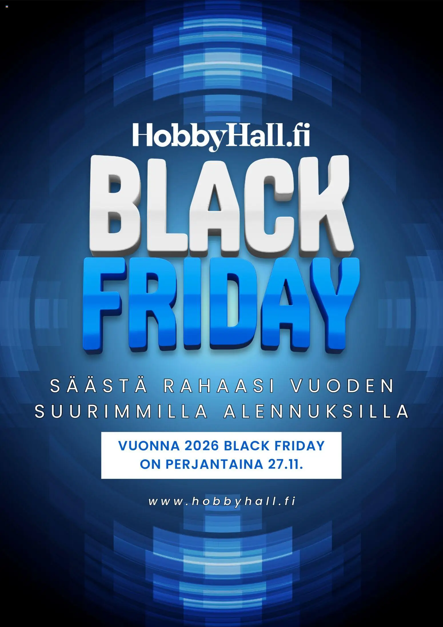 Hobby Hall Black Friday -ennakkoilmoitus – voimassa 22/10/2026 alkaen | Sivu: 1