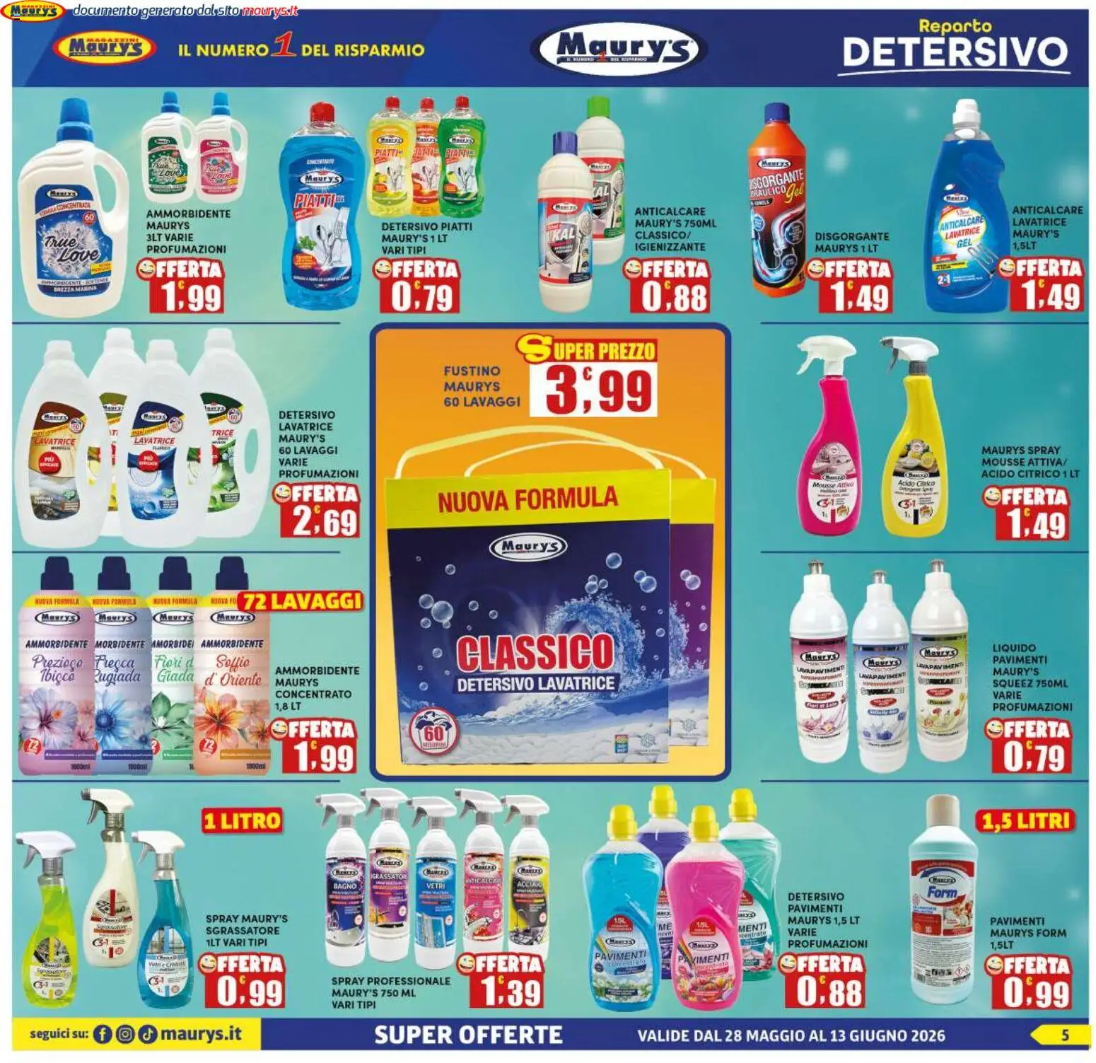 Volantino Maury's del 28.05.2026 | Pagina: 5