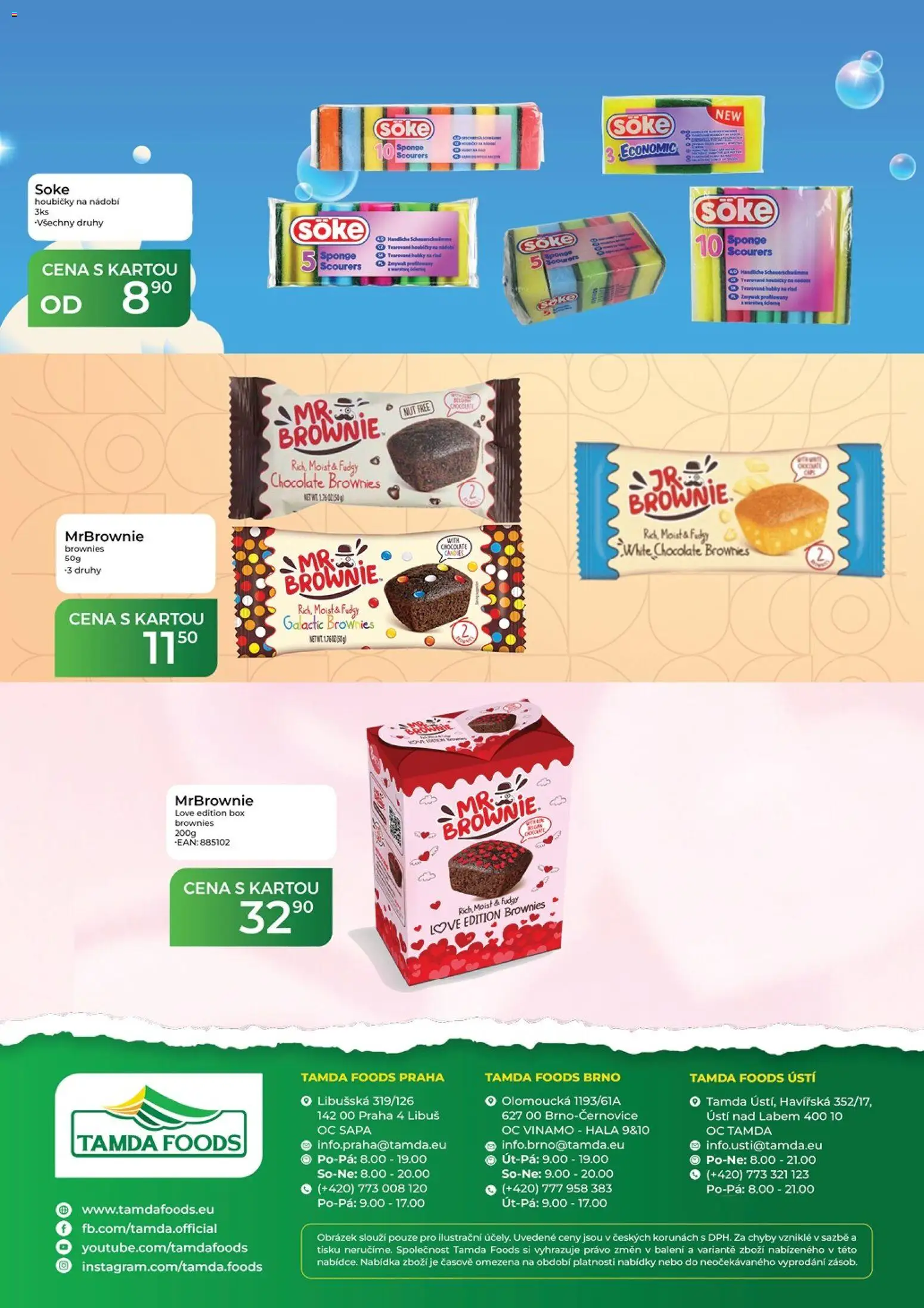 Tamda Foods leták od 19.08.2026 | Strana: 60 | Produkty: Box, Nádobí, Brownie, Brownies