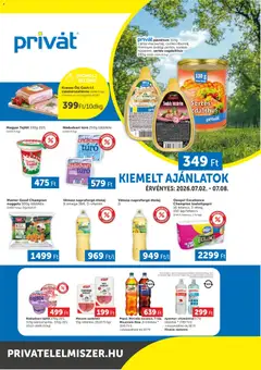 PRIVÁT Déli vármegyék - amely érvényes a következő dátumtól: 2026.07.02.