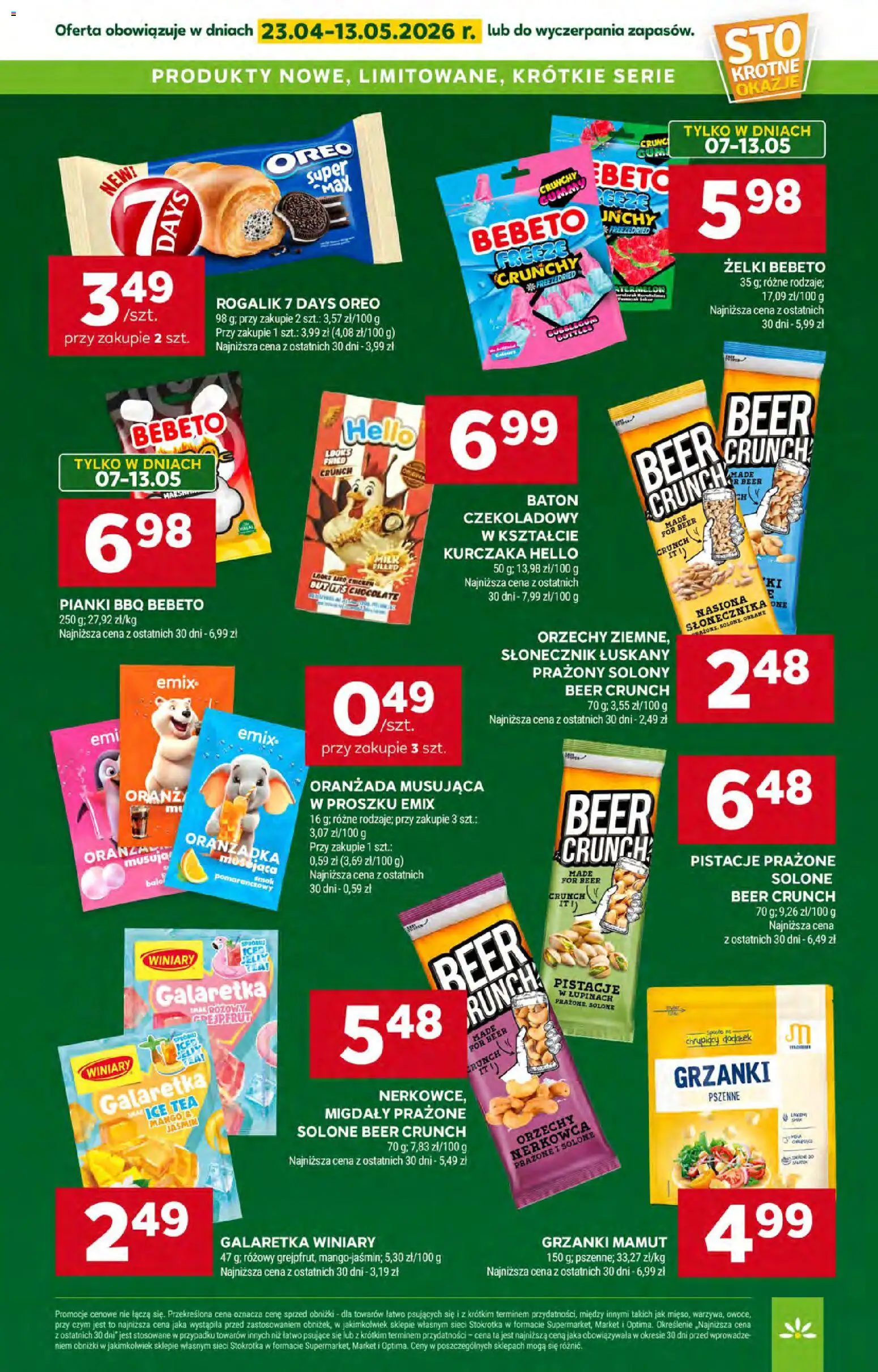 Stokrotka gazetka od 23.04.2026 | Strona: 35 | Produkty: Mango, Ice Tea, Nasiona, Słonecznik łuskany