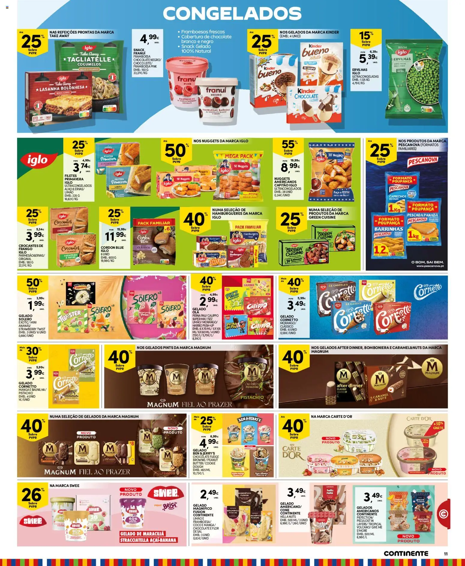 Continente Madeira │ válido de 30/06/2026 | Página: 11 | Produtos: Frango, Pescada, Chocolate, Cogumelos