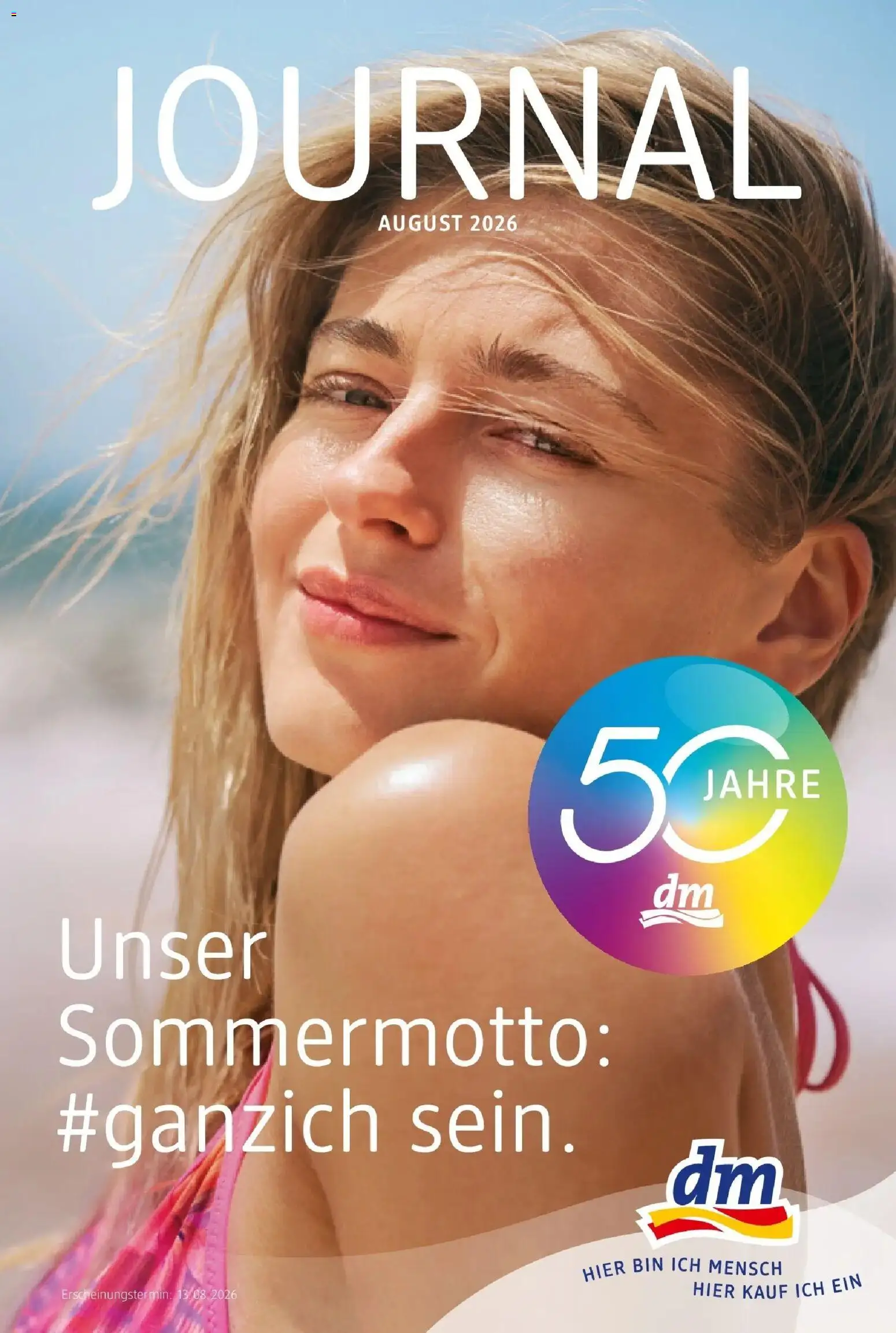 dm drogerie markt Flugblatt  / 2026 von 13.08.2026 - Aktuelle Angebote | Seite: 1